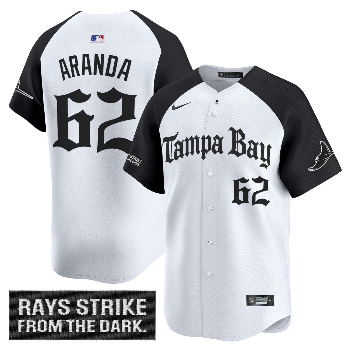 Camisa MLB Men’s Tampa Bay ‘Gothic Deepwater Edition’ Vapor Premier Limited Jersey