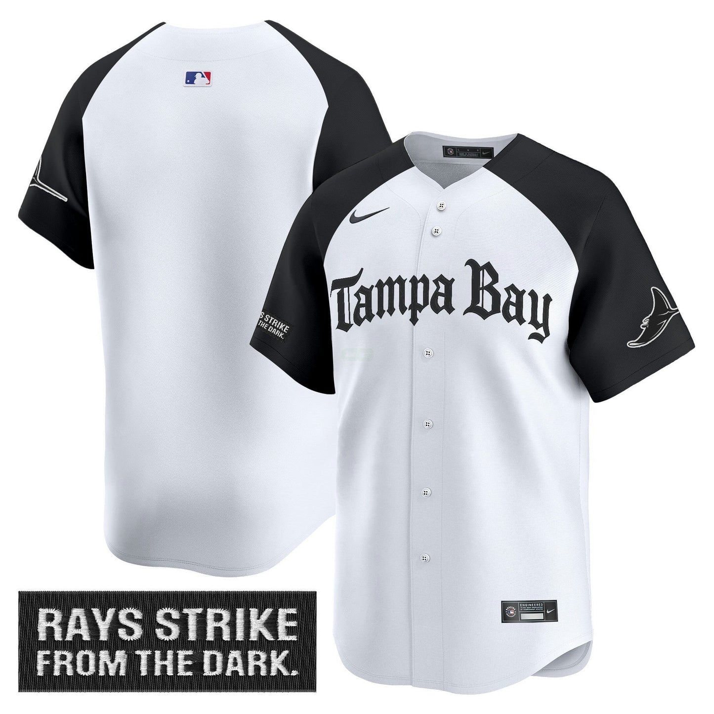 Camisa MLB Men’s Tampa Bay ‘Gothic Deepwater Edition’ Vapor Premier Limited Jersey