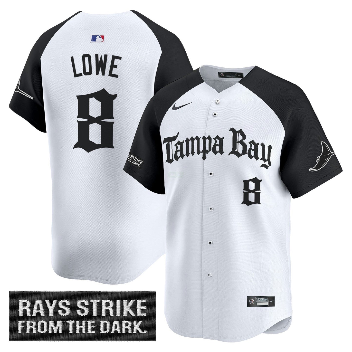 Camisa MLB Men’s Tampa Bay ‘Gothic Deepwater Edition’ Vapor Premier Limited Jersey