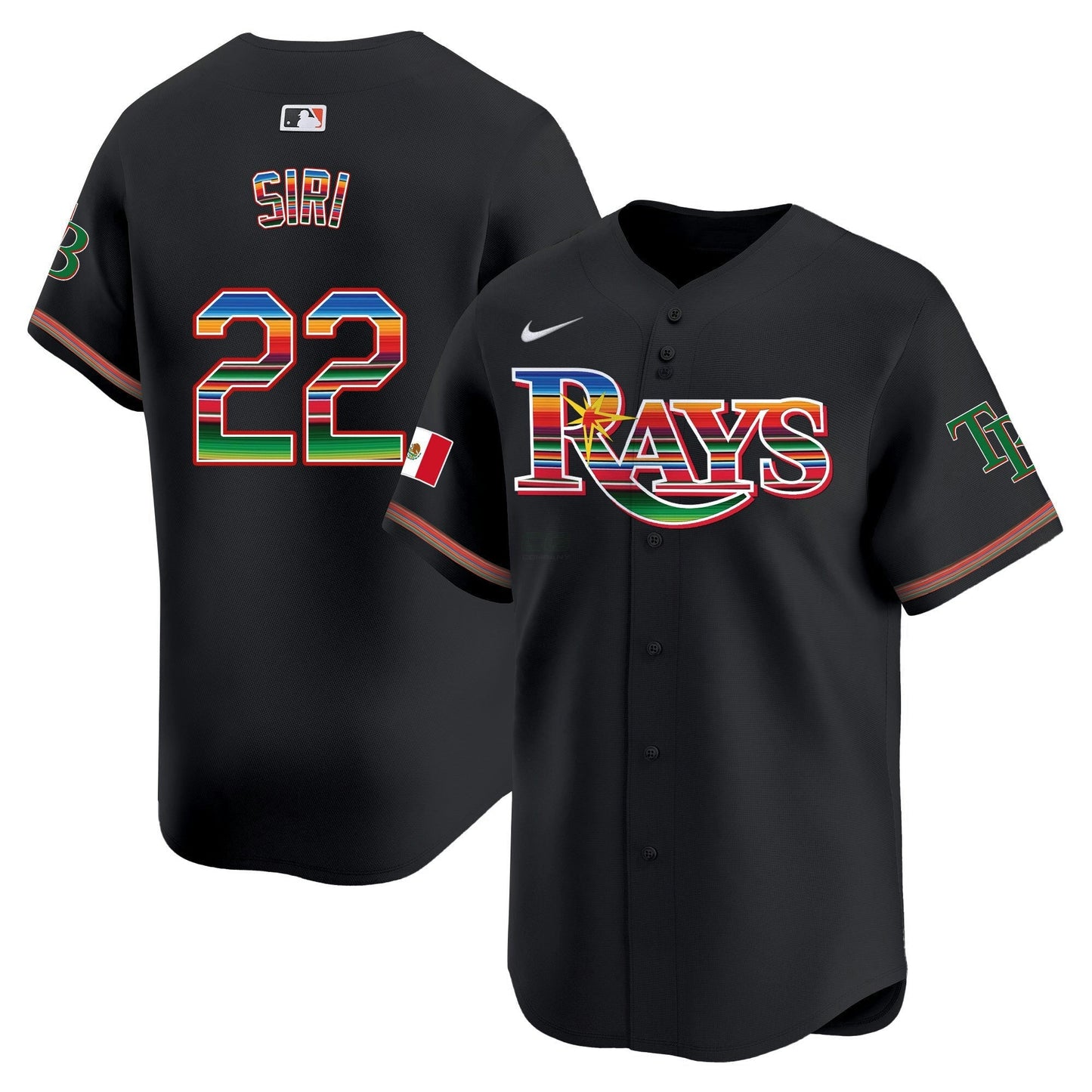 Camisa MLB Men’s Tampa Bay Mexico Vapor Premier Limited Jersey