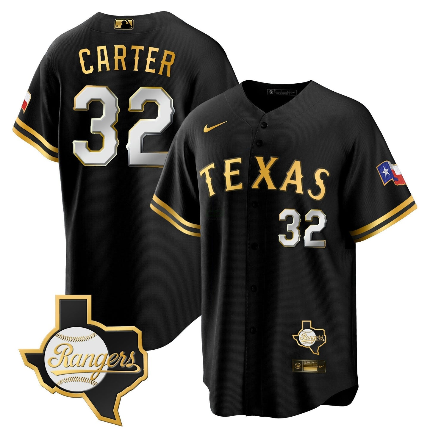 Camisa MLB Men’s Texas 2023 Cool Base Jersey – Texas Patch