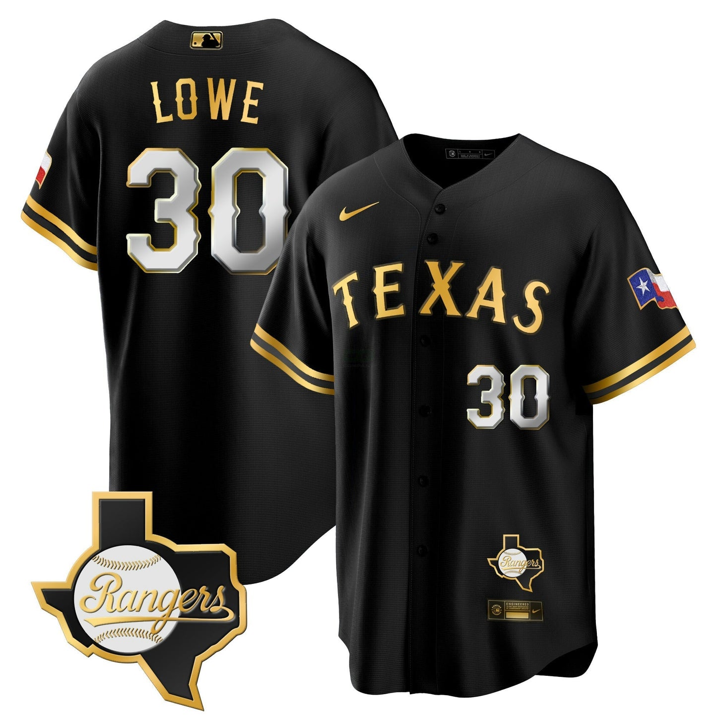 Camisa MLB Men’s Texas 2023 Cool Base Jersey – Texas Patch