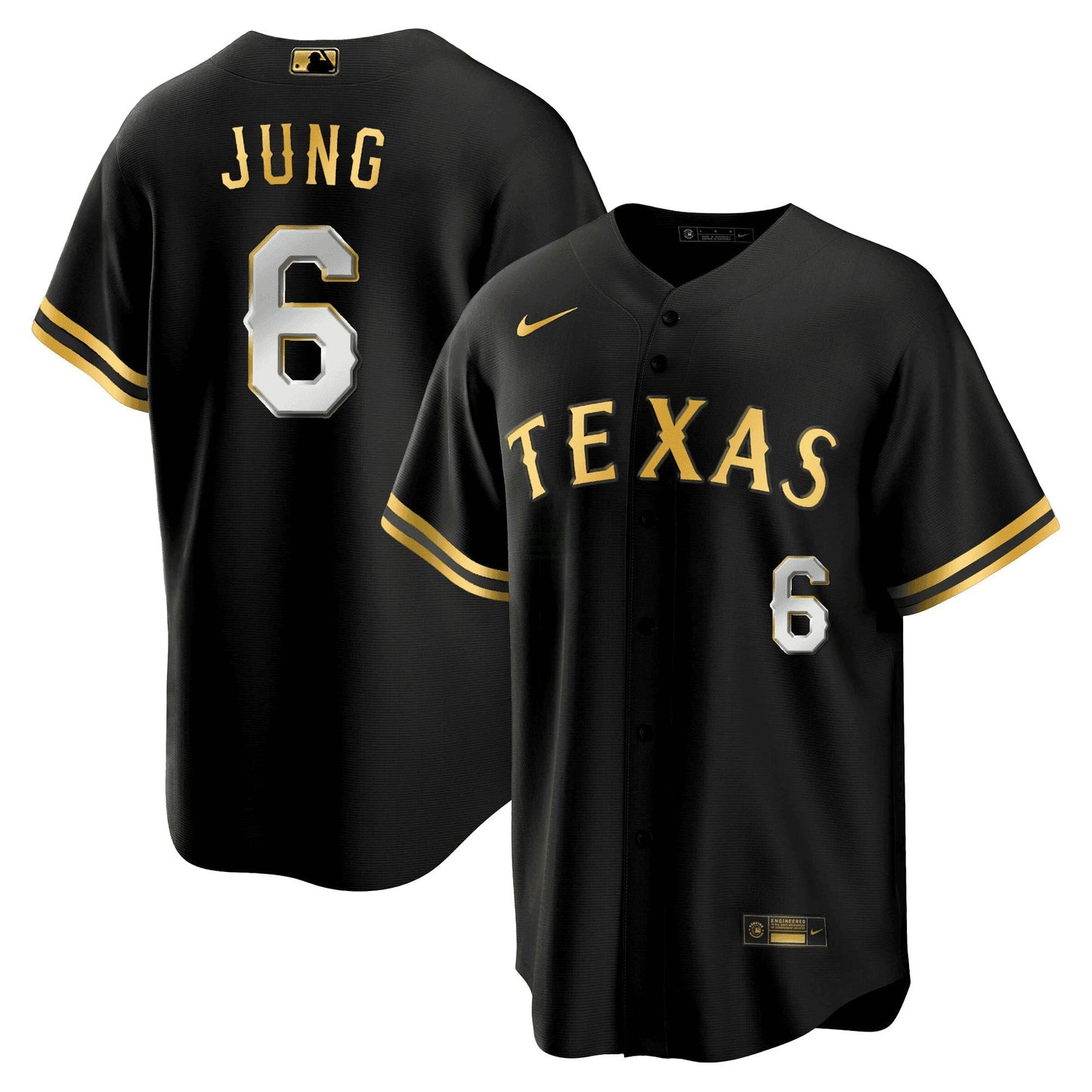Camisa MLB Men’s Texas 2023 Dourada Jersey