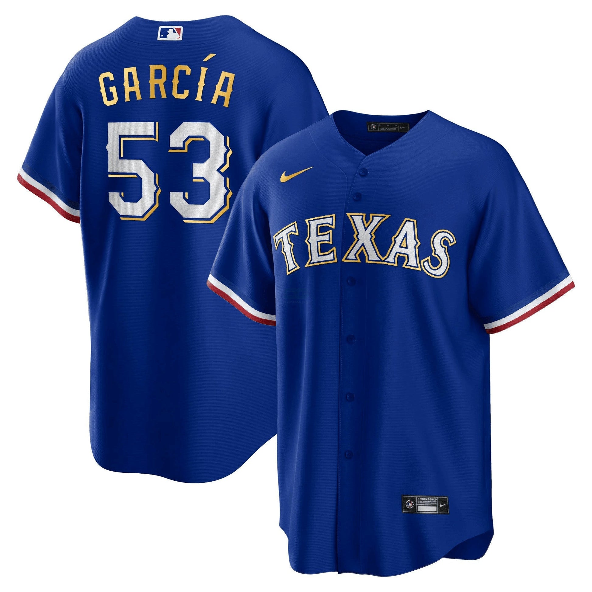 Camisa MLB Men’s Texas 2023 Dourada Trim Jersey