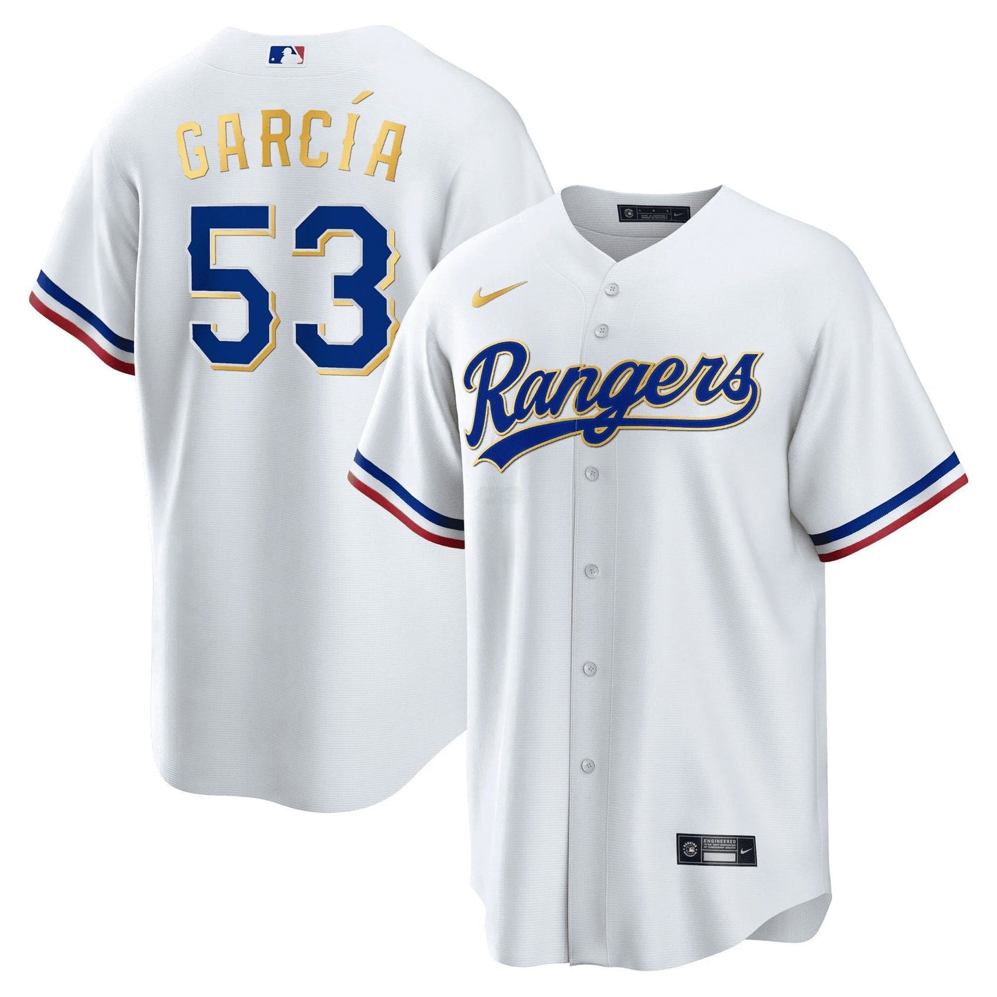 Camisa MLB Men’s Texas 2023 Dourada Trim Jersey