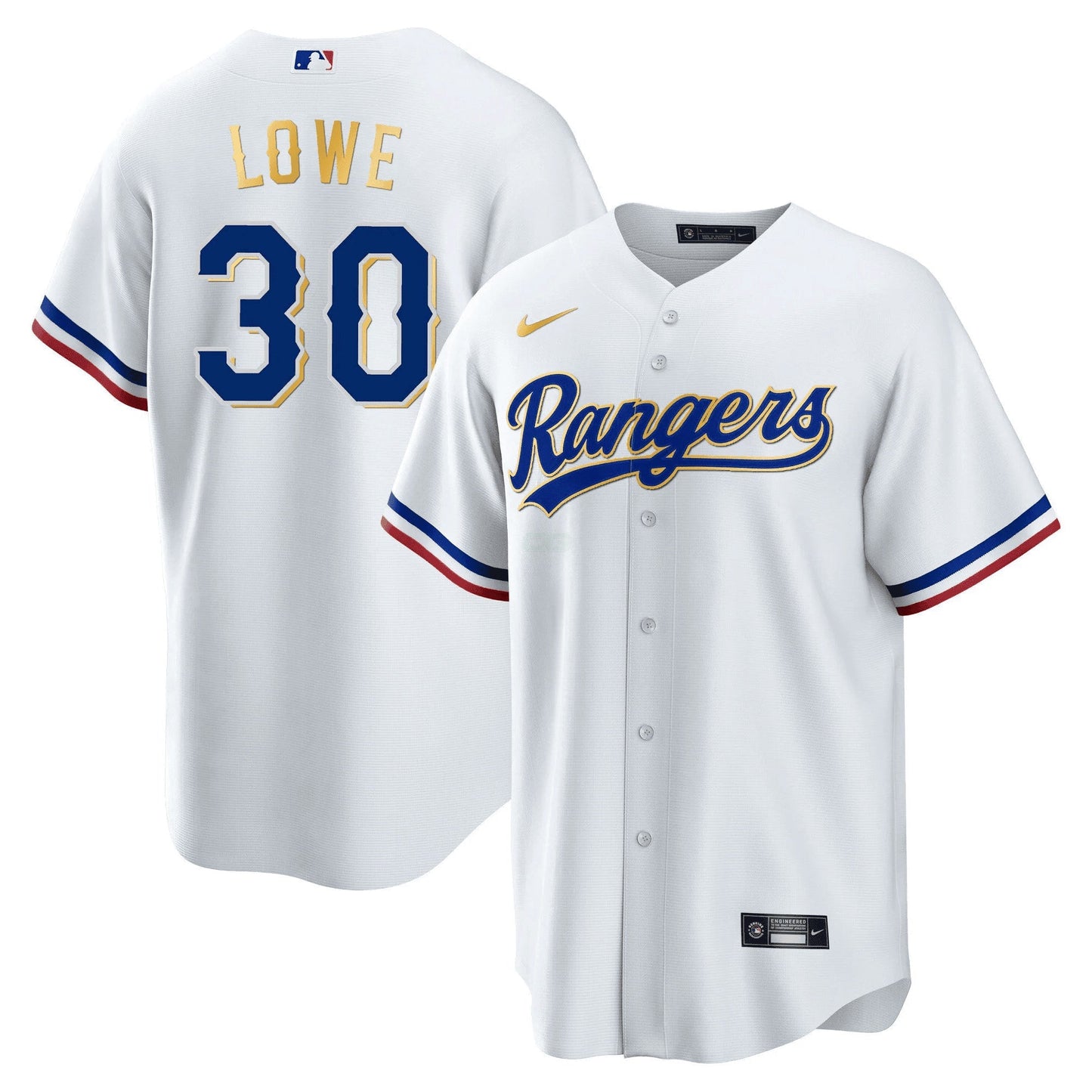 Camisa MLB Men’s Texas 2023 Dourada Trim Jersey