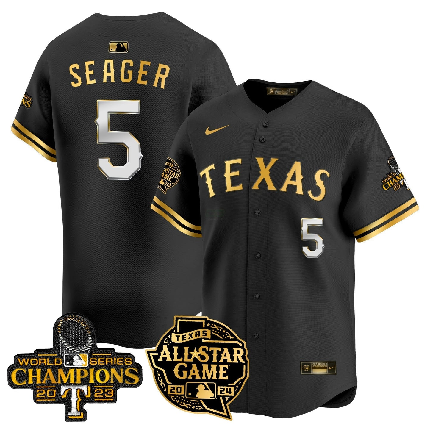 Camisa MLB Men’s Texas 2024 All Star Game Patch Vapor Premier Limited Jersey