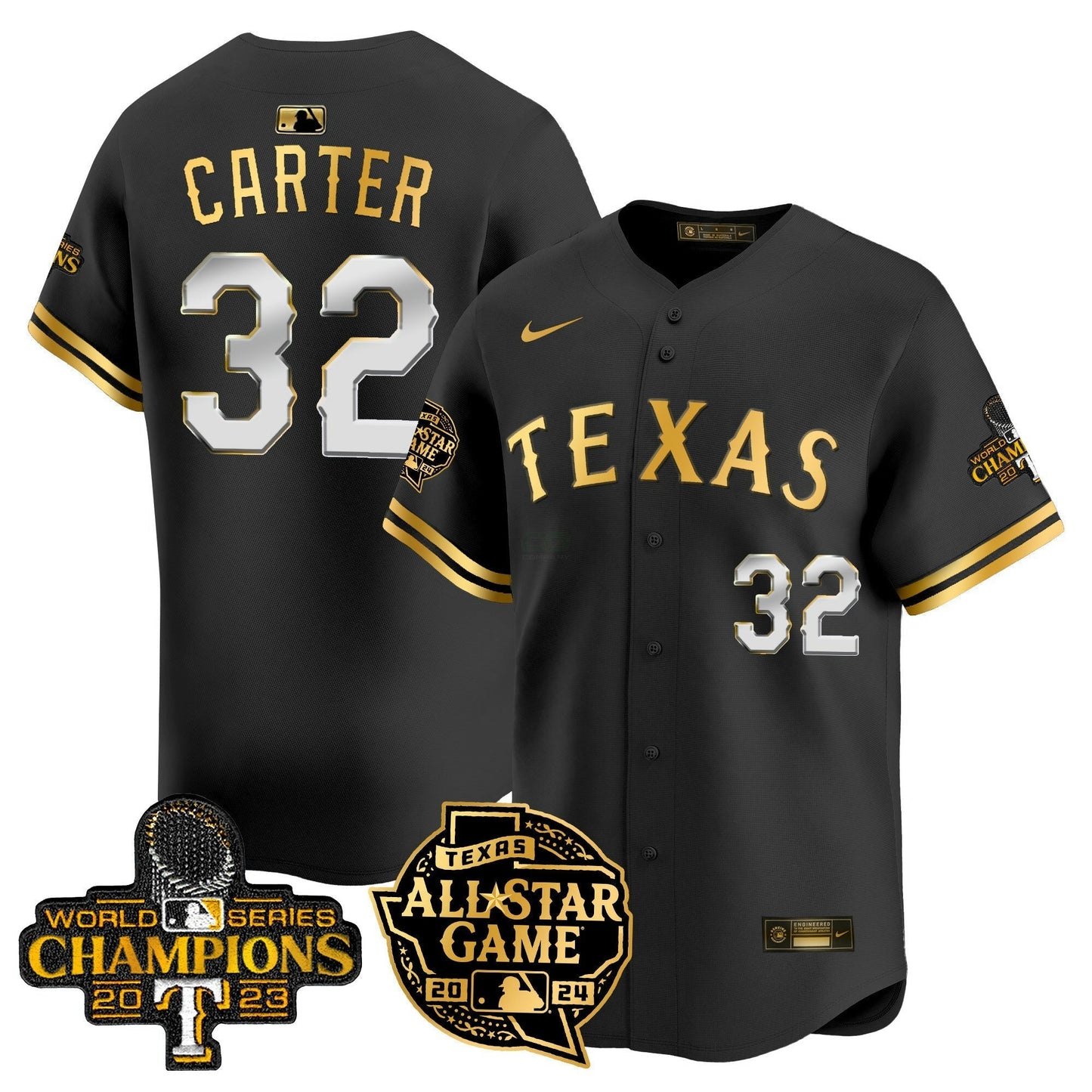 Camisa MLB Men’s Texas 2024 All Star Game Patch Vapor Premier Limited Jersey