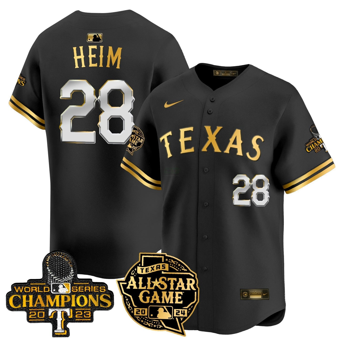 Camisa MLB Men’s Texas 2024 All Star Game Patch Vapor Premier Limited Jersey