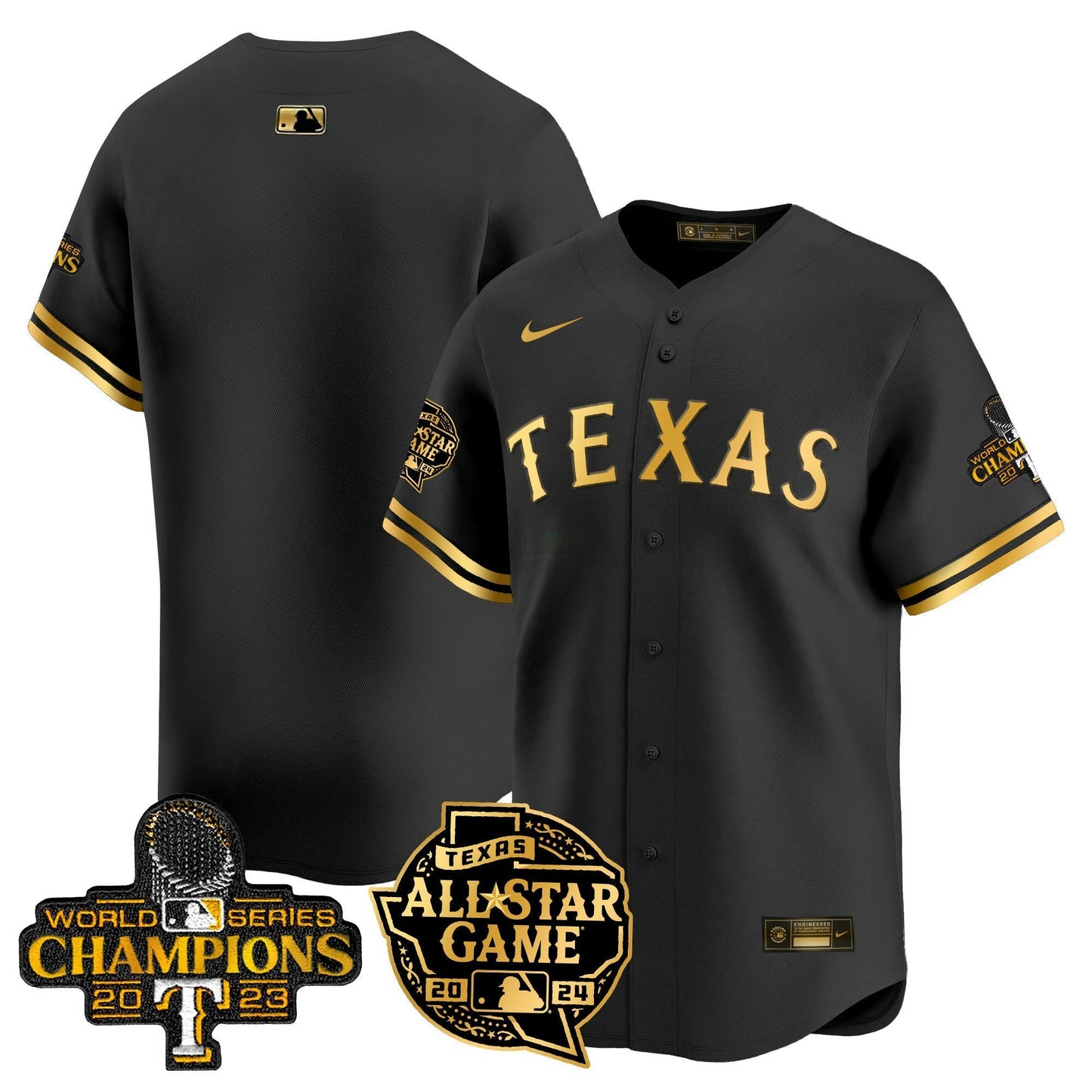 Camisa MLB Men’s Texas 2024 All Star Game Patch Vapor Premier Limited Jersey