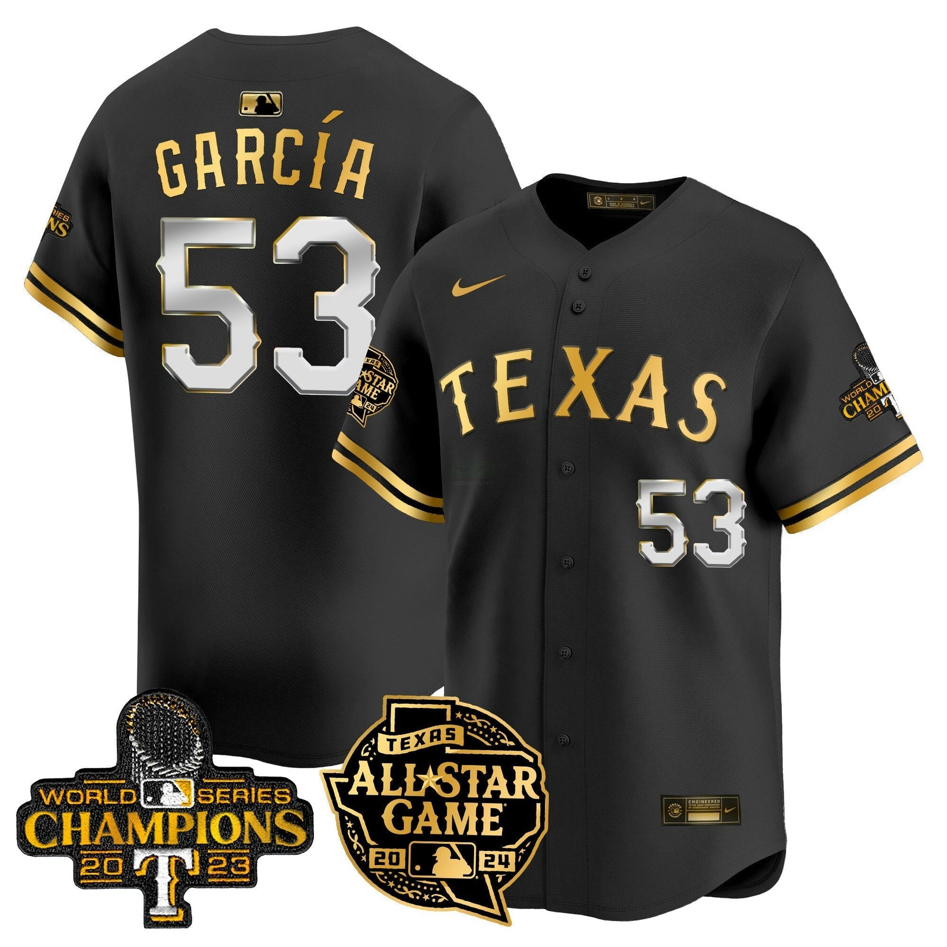 Camisa MLB Men’s Texas 2024 All Star Game Patch Vapor Premier Limited Jersey