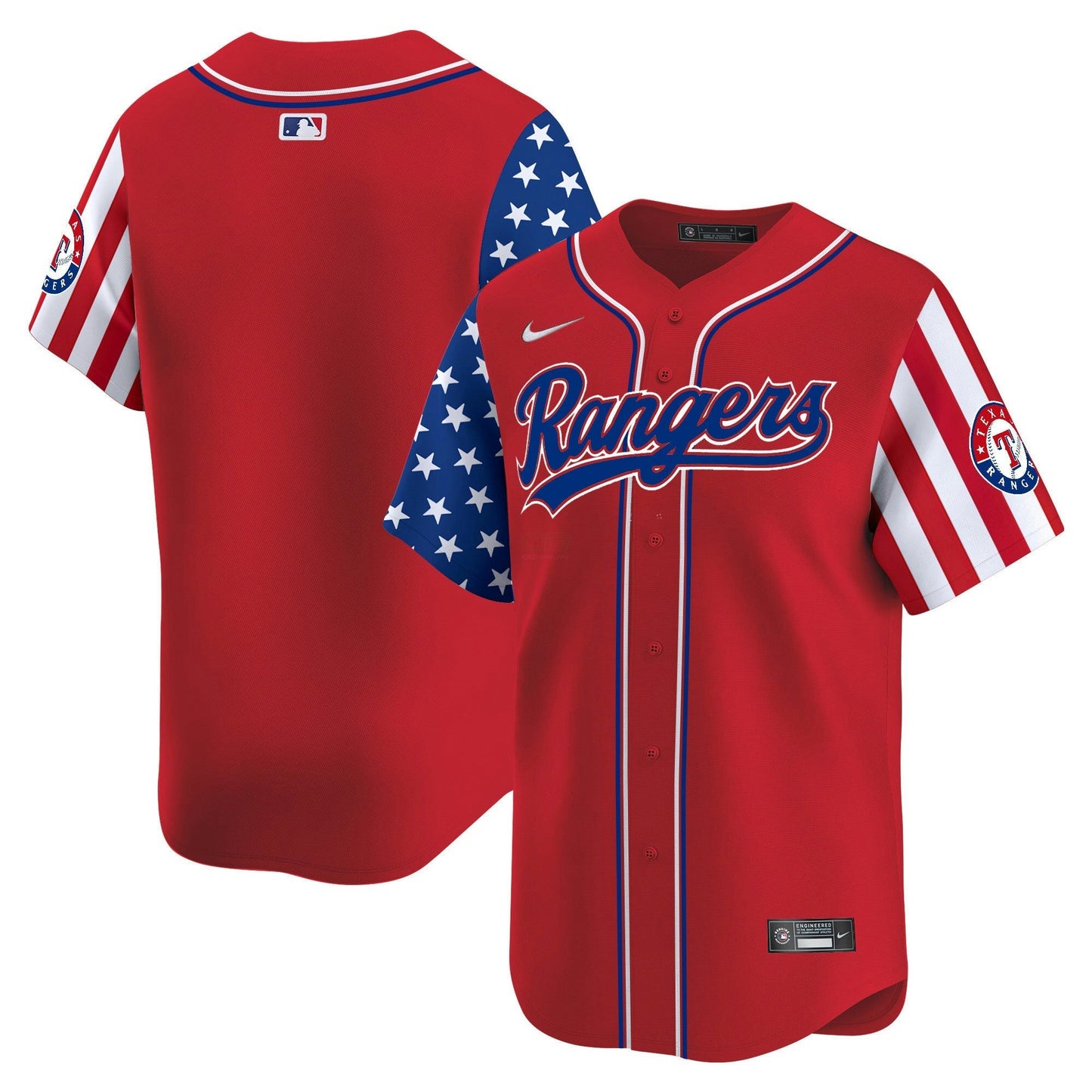 Camisa MLB Men’s Texas 2024 Independence Day Vapor Premier Limited Jersey