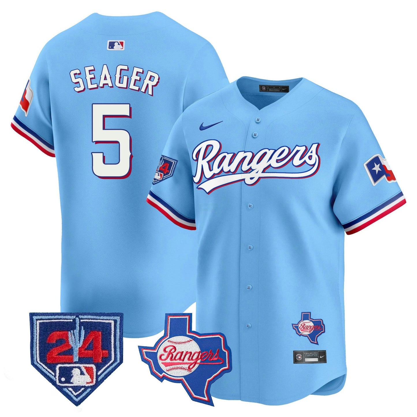 Camisa MLB Men’s Texas 2024 Spring Training Patch Vapor Premier Limited Jersey