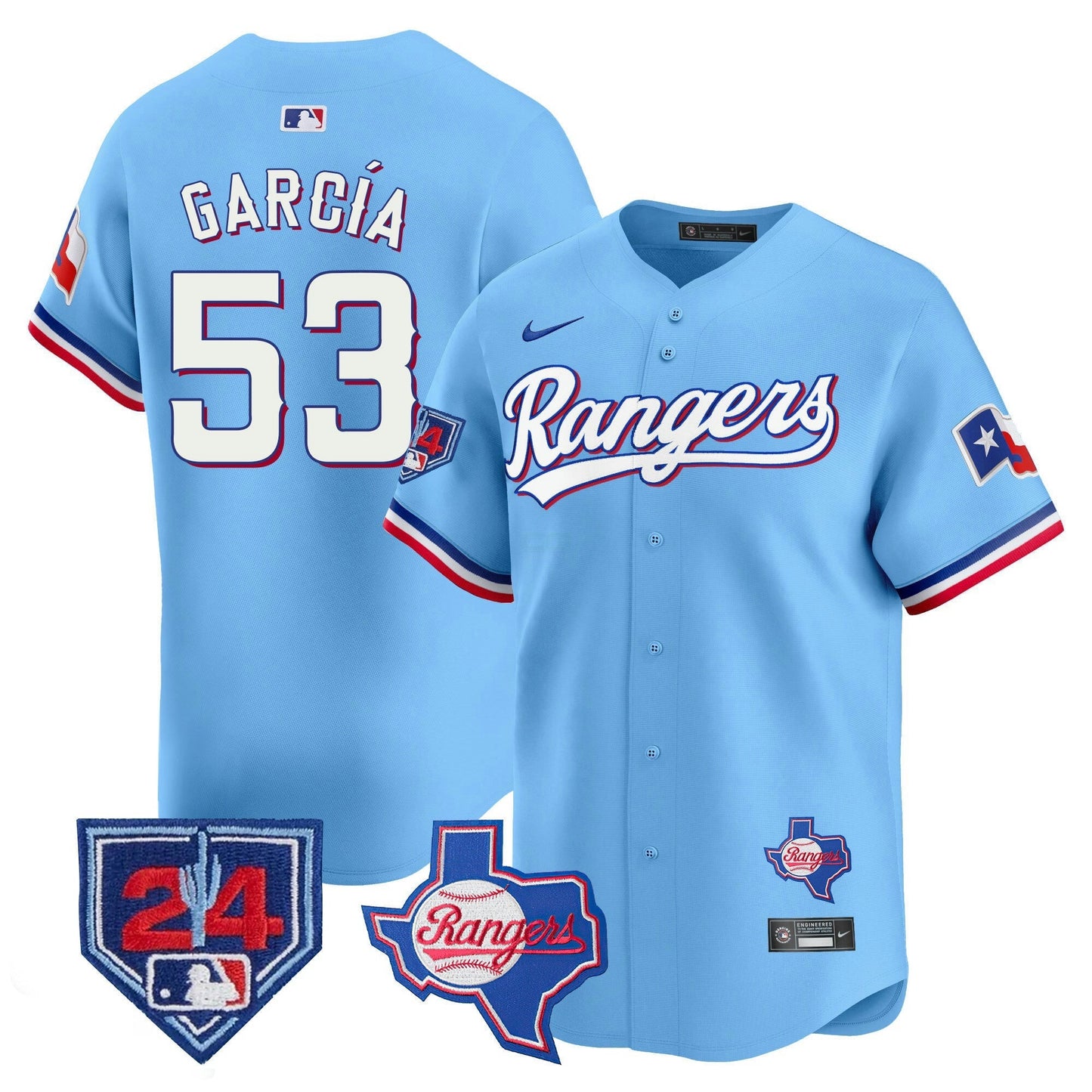 Camisa MLB Men’s Texas 2024 Spring Training Patch Vapor Premier Limited Jersey