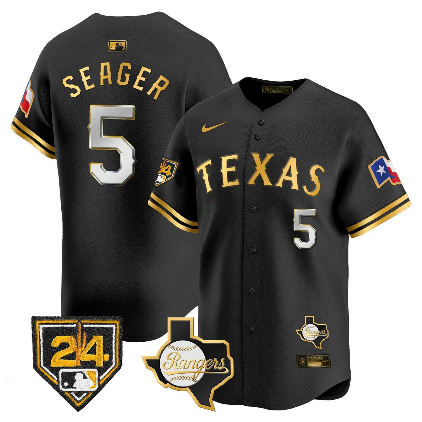 Camisa MLB Men’s Texas 2024 Spring Training Patch Vapor Premier Limited Jersey