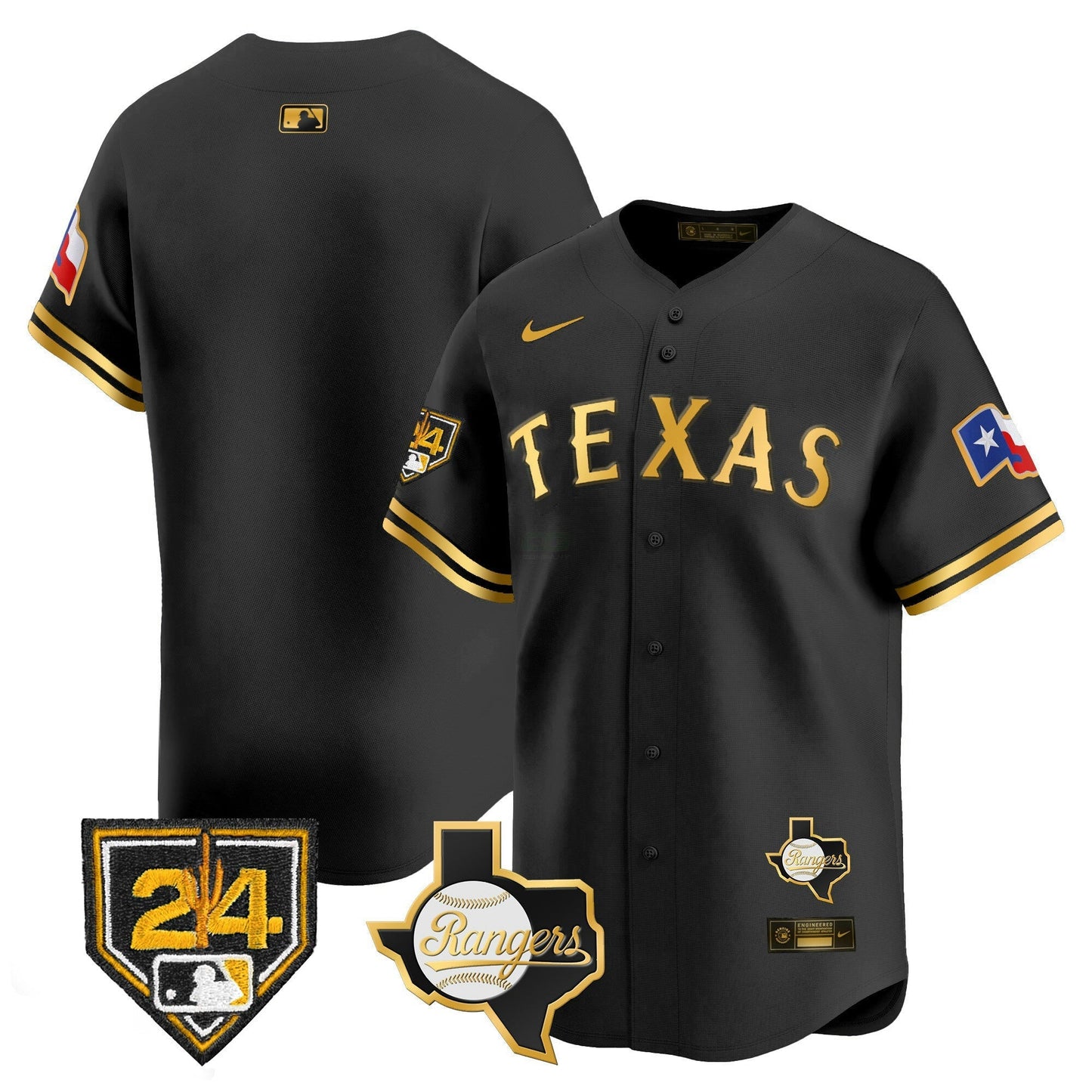 Camisa MLB Men’s Texas 2024 Spring Training Patch Vapor Premier Limited Jersey