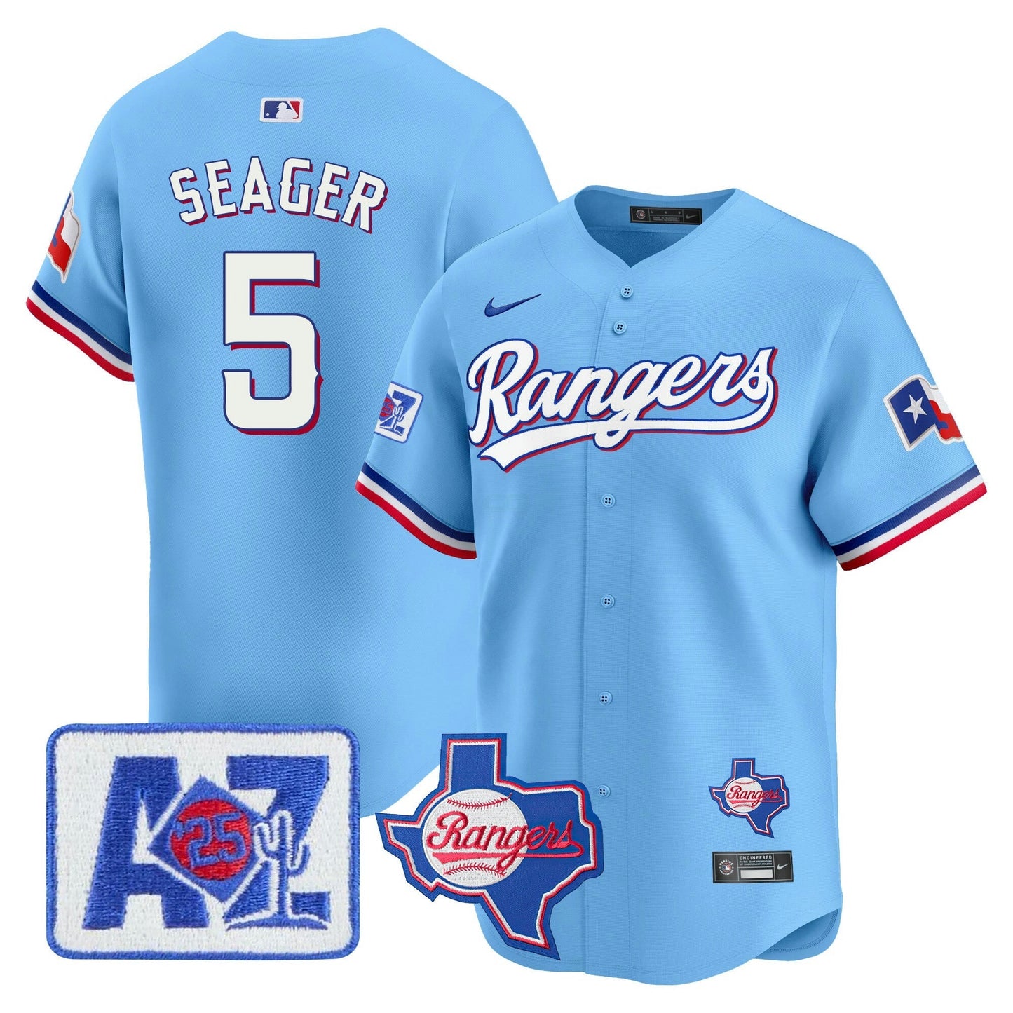 Camisa MLB Men’s Texas 2025 Spring Training Patch Vapor Premier Limited Jersey