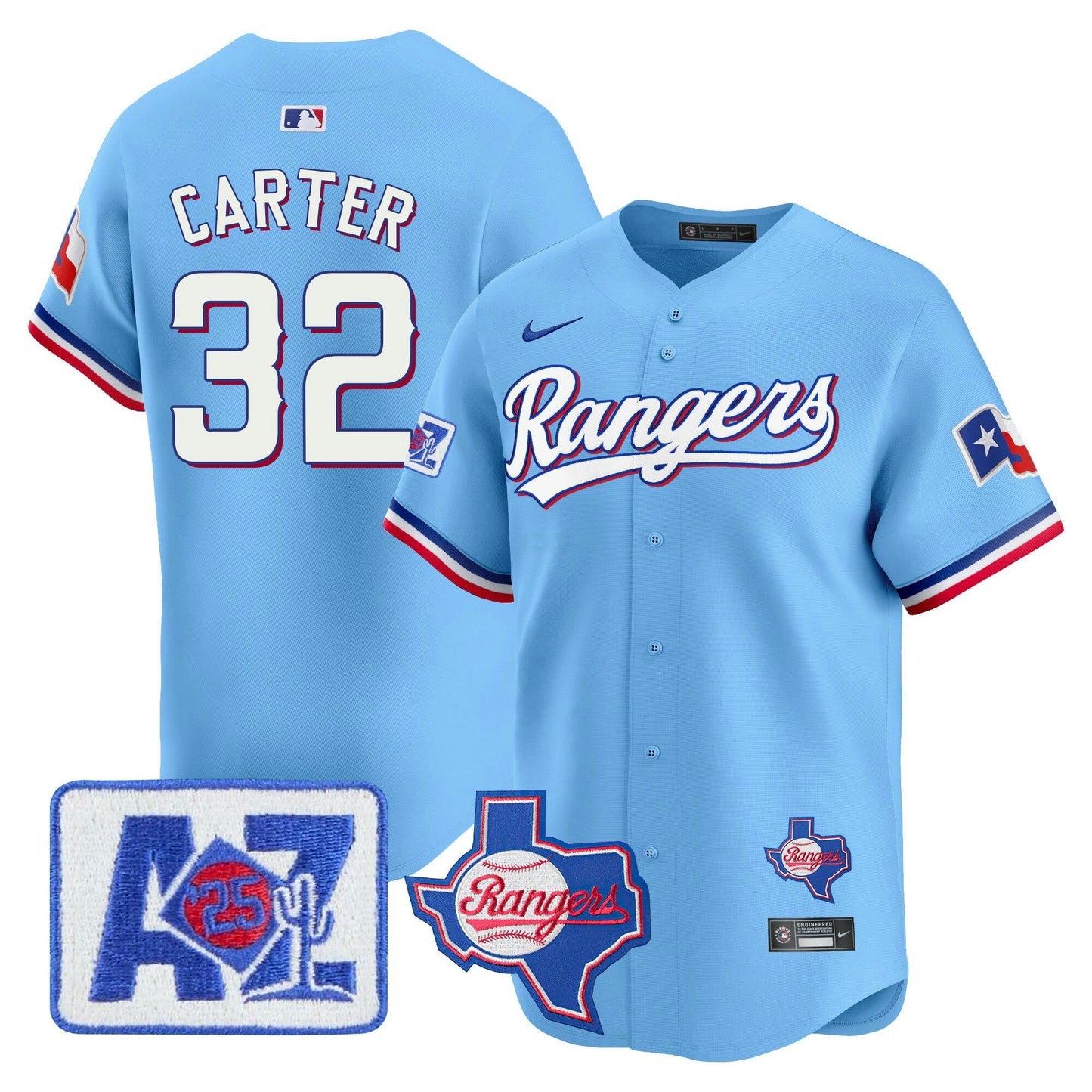 Camisa MLB Men’s Texas 2025 Spring Training Patch Vapor Premier Limited Jersey