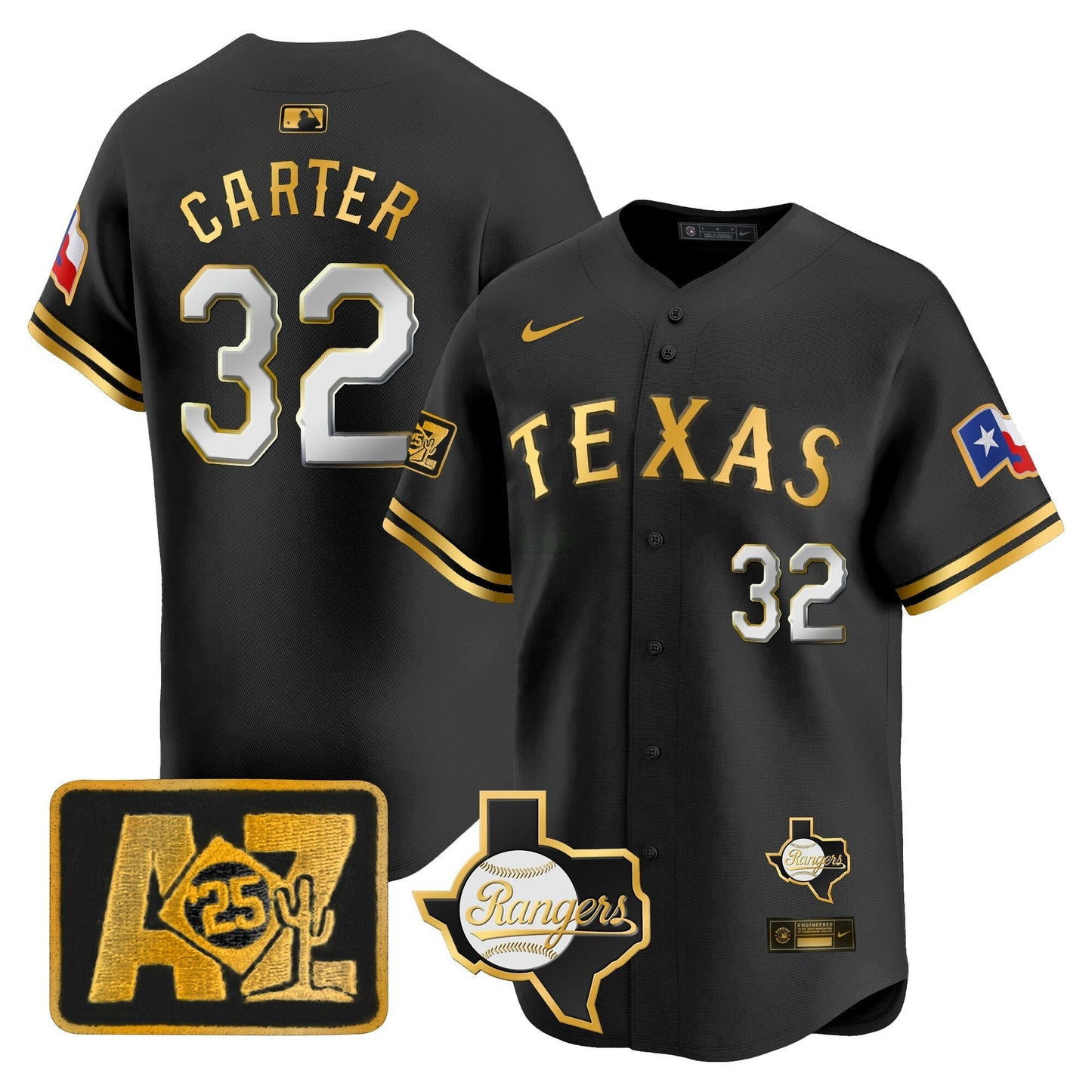 Camisa MLB Men’s Texas 2025 Spring Training Patch Vapor Premier Limited Jersey