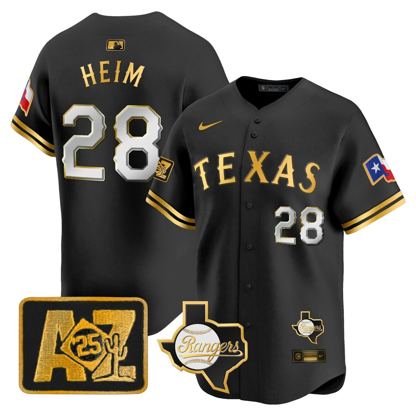 Camisa MLB Men’s Texas 2025 Spring Training Patch Vapor Premier Limited Jersey