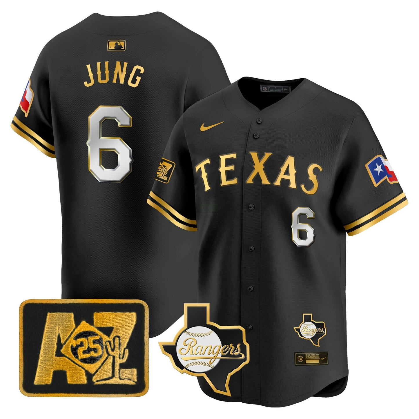 Camisa MLB Men’s Texas 2025 Spring Training Patch Vapor Premier Limited Jersey