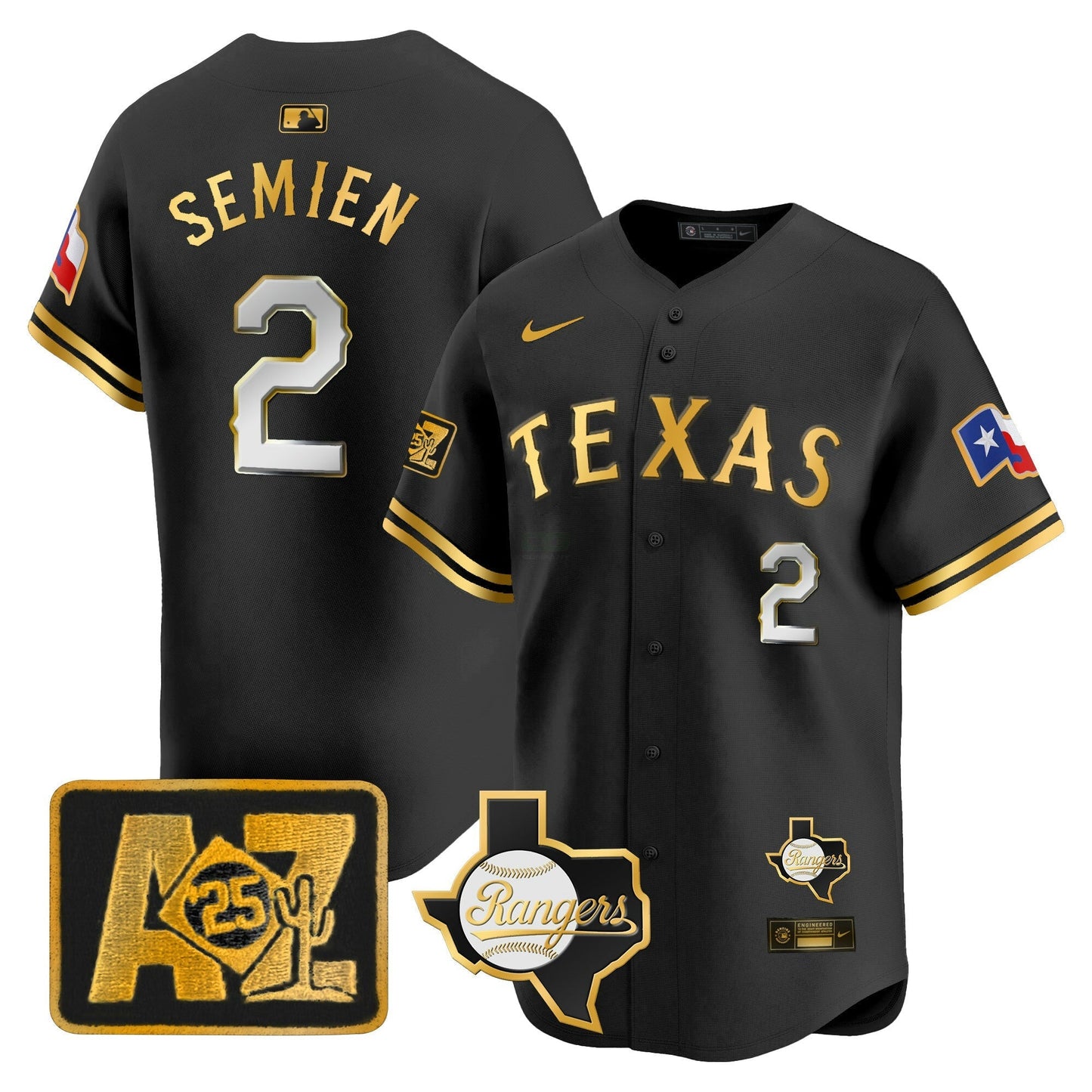 Camisa MLB Men’s Texas 2025 Spring Training Patch Vapor Premier Limited Jersey