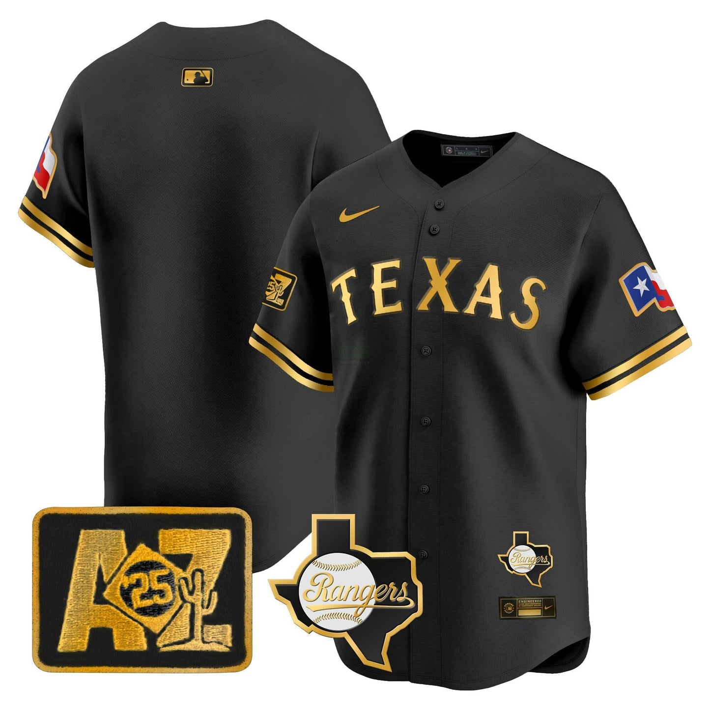 Camisa MLB Men’s Texas 2025 Spring Training Patch Vapor Premier Limited Jersey