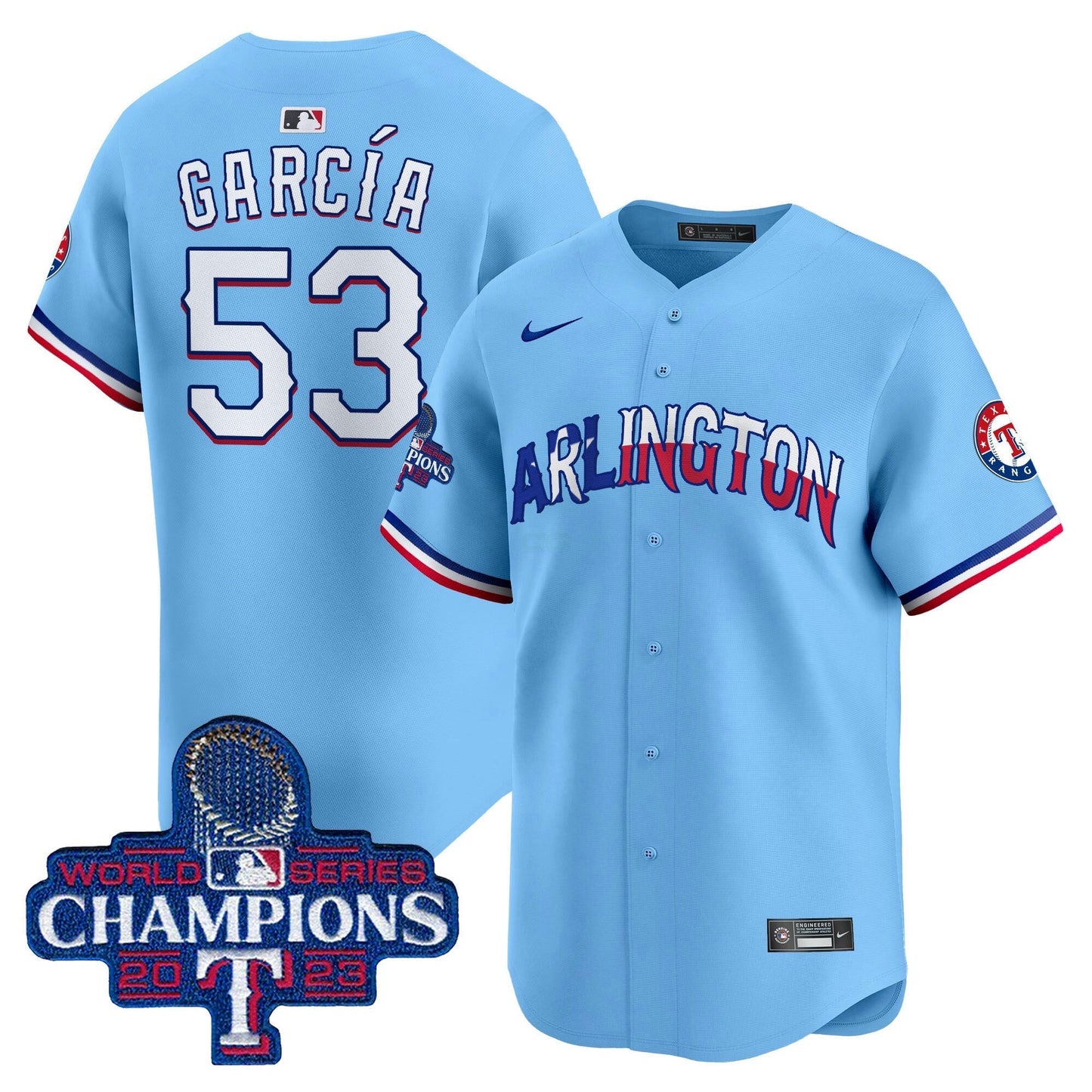 Camisa MLB Men’s Texas Arlington Champions Vapor Premier Limited Jersey