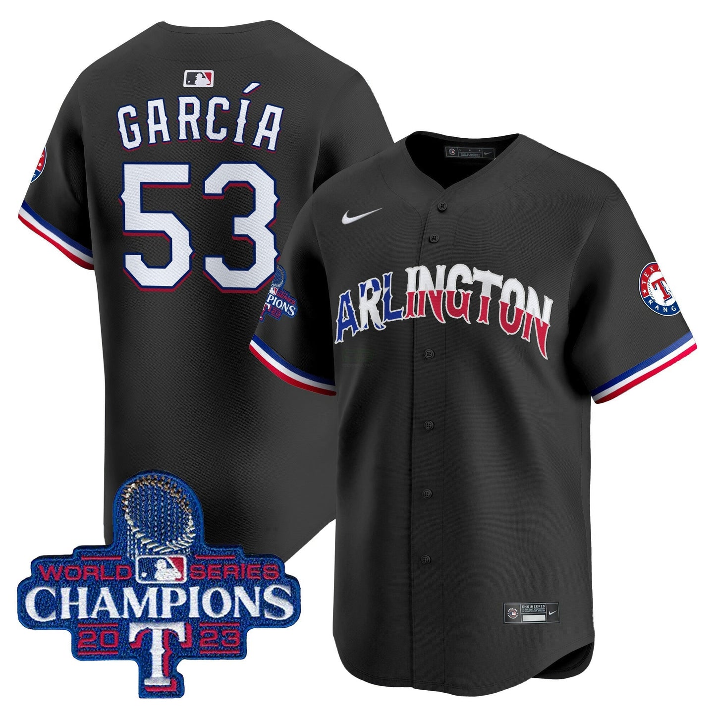 Camisa MLB Men’s Texas Arlington Champions Vapor Premier Limited Jersey