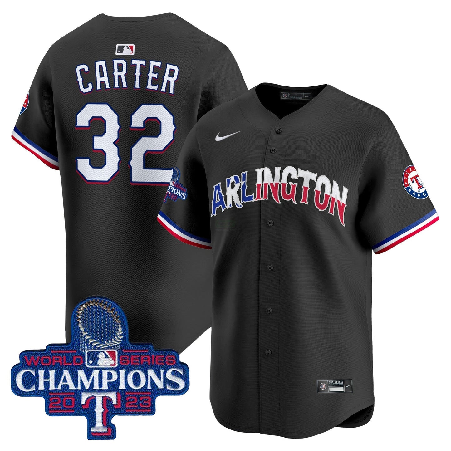 Camisa MLB Men’s Texas Arlington Champions Vapor Premier Limited Jersey