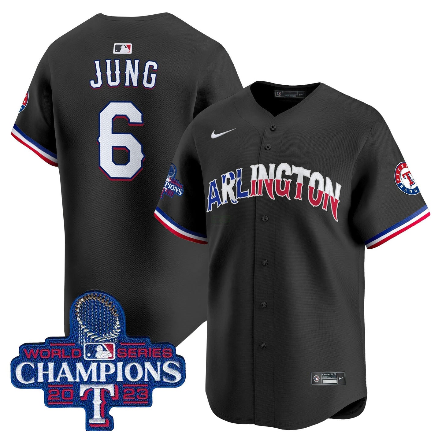Camisa MLB Men’s Texas Arlington Champions Vapor Premier Limited Jersey