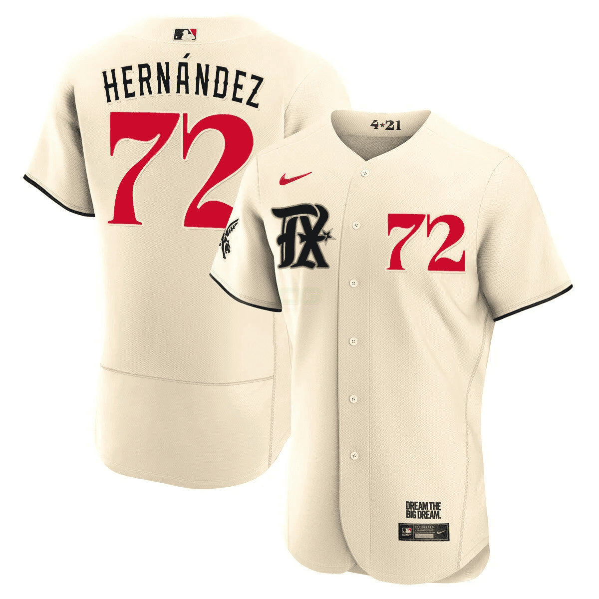 Camisa MLB Men’s Texas Cream 2023 City Connect Limited Jersey