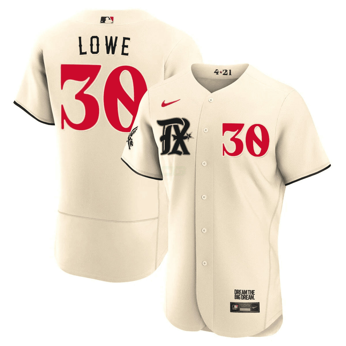 Camisa MLB Men’s Texas Cream 2023 City Connect Limited Jersey