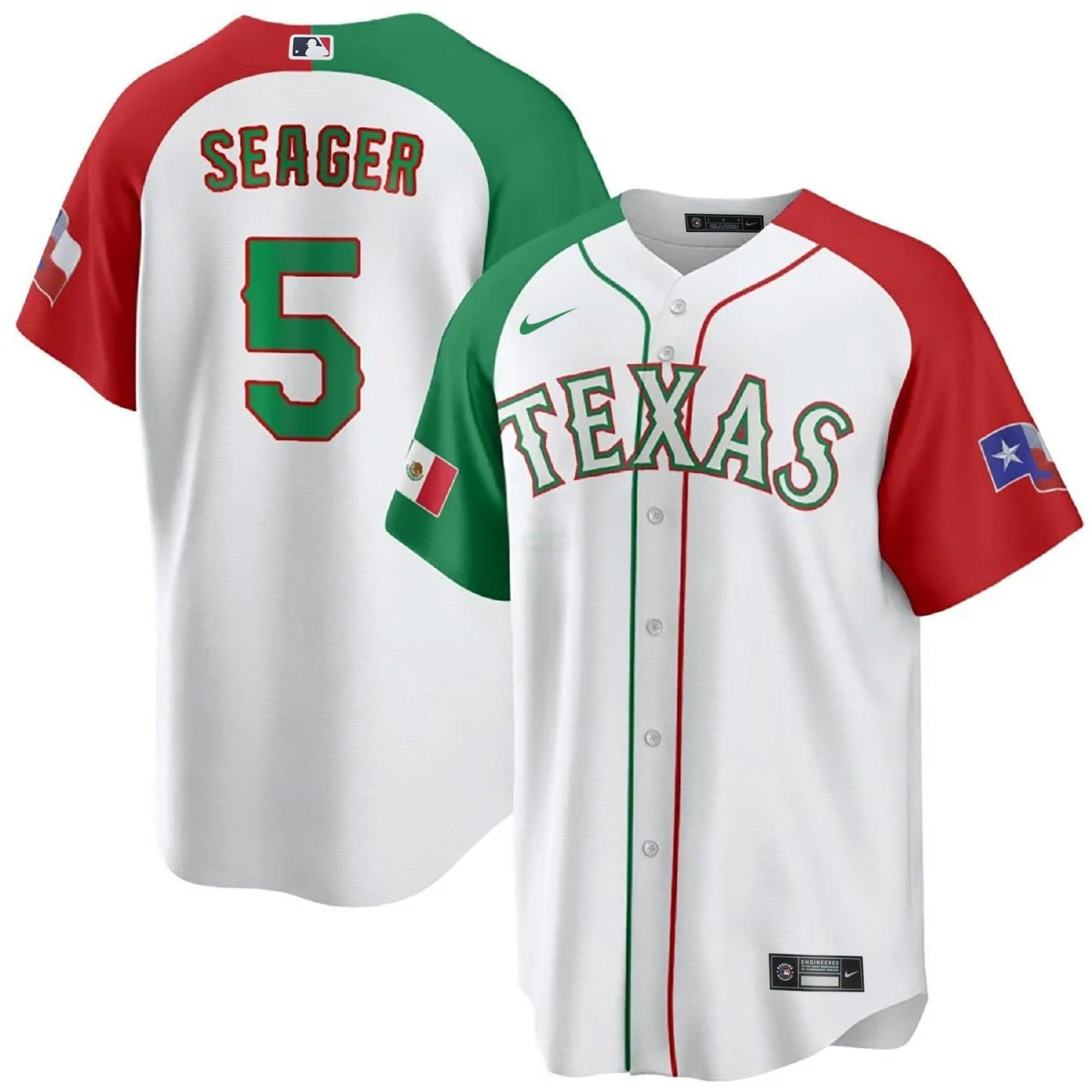 Camisa MLB Men’s Texas Mexican Cool Base Jersey