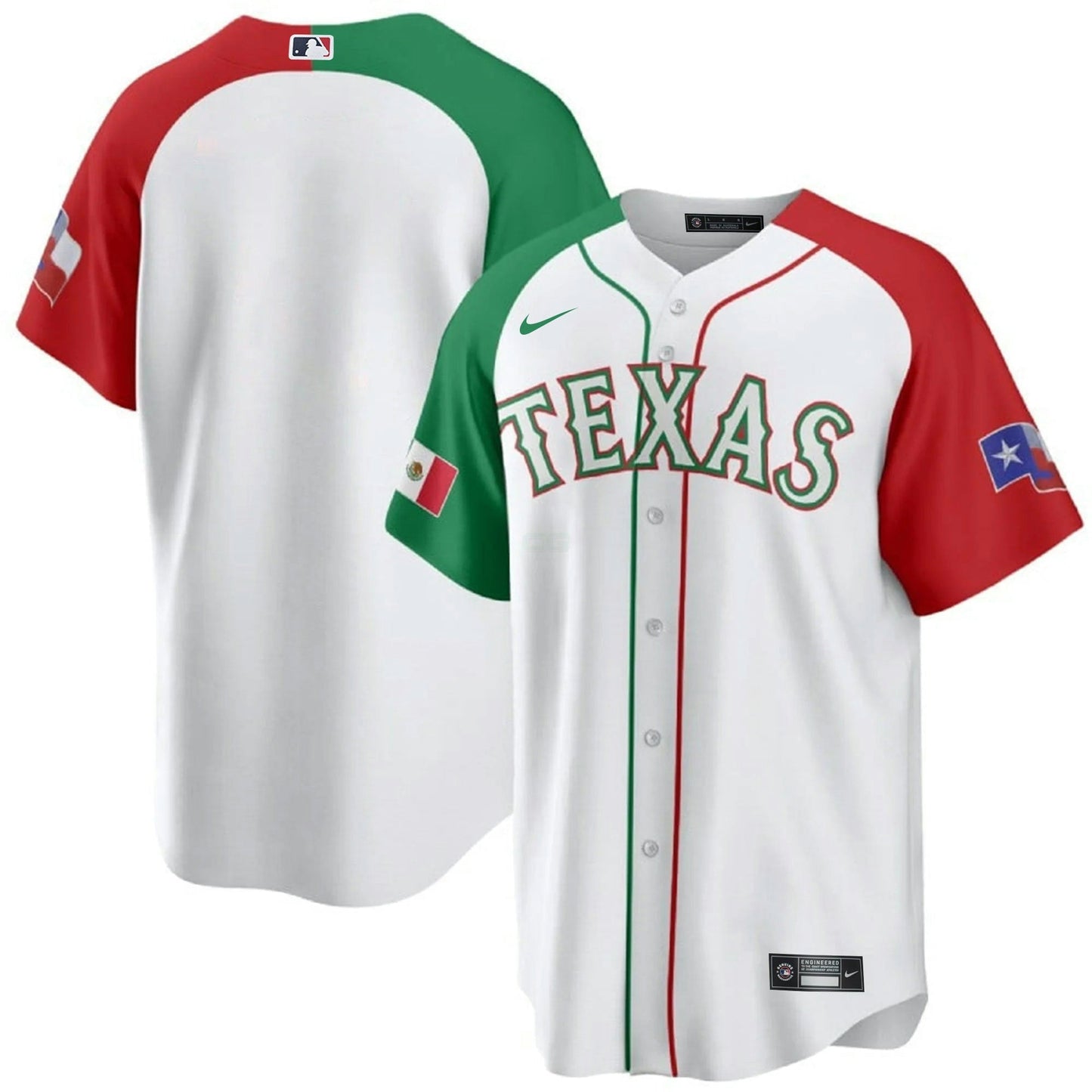 Camisa MLB Men’s Texas Mexican Cool Base Jersey