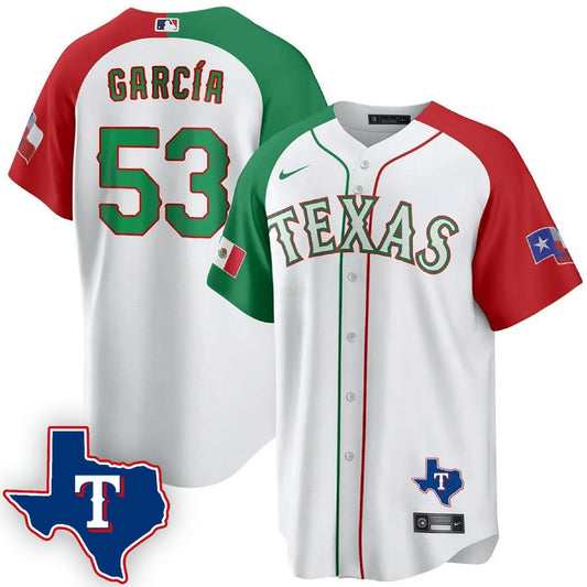 Camisa MLB Men’s Texas Mexican Cool Base Jersey V2