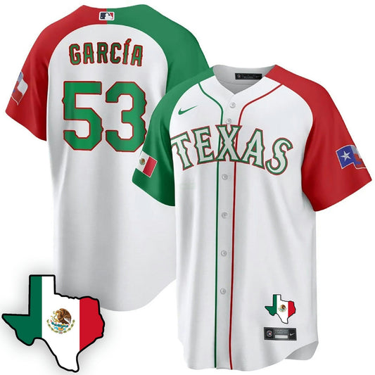 Camisa MLB Men’s Texas Mexican Cool Base Jersey V3