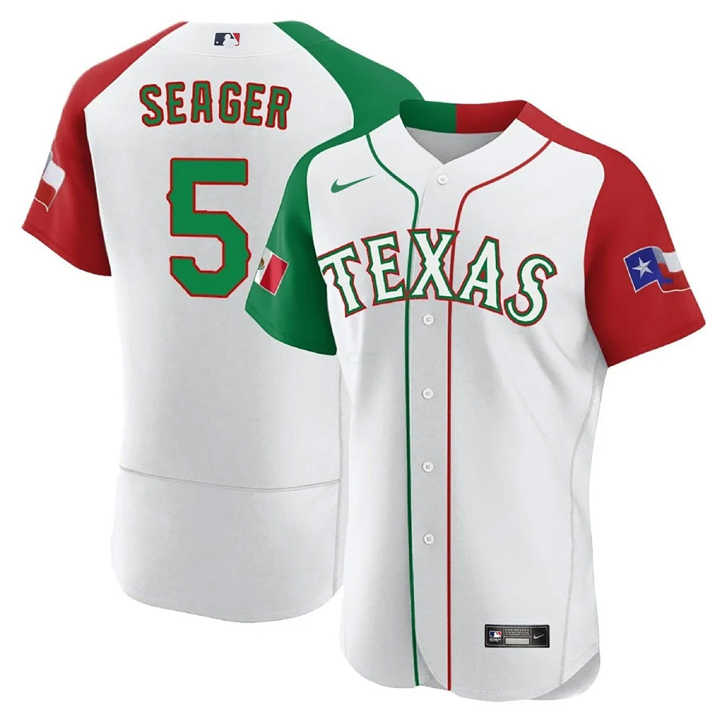Camisa MLB Men’s Texas Mexican Flex Base Jersey
