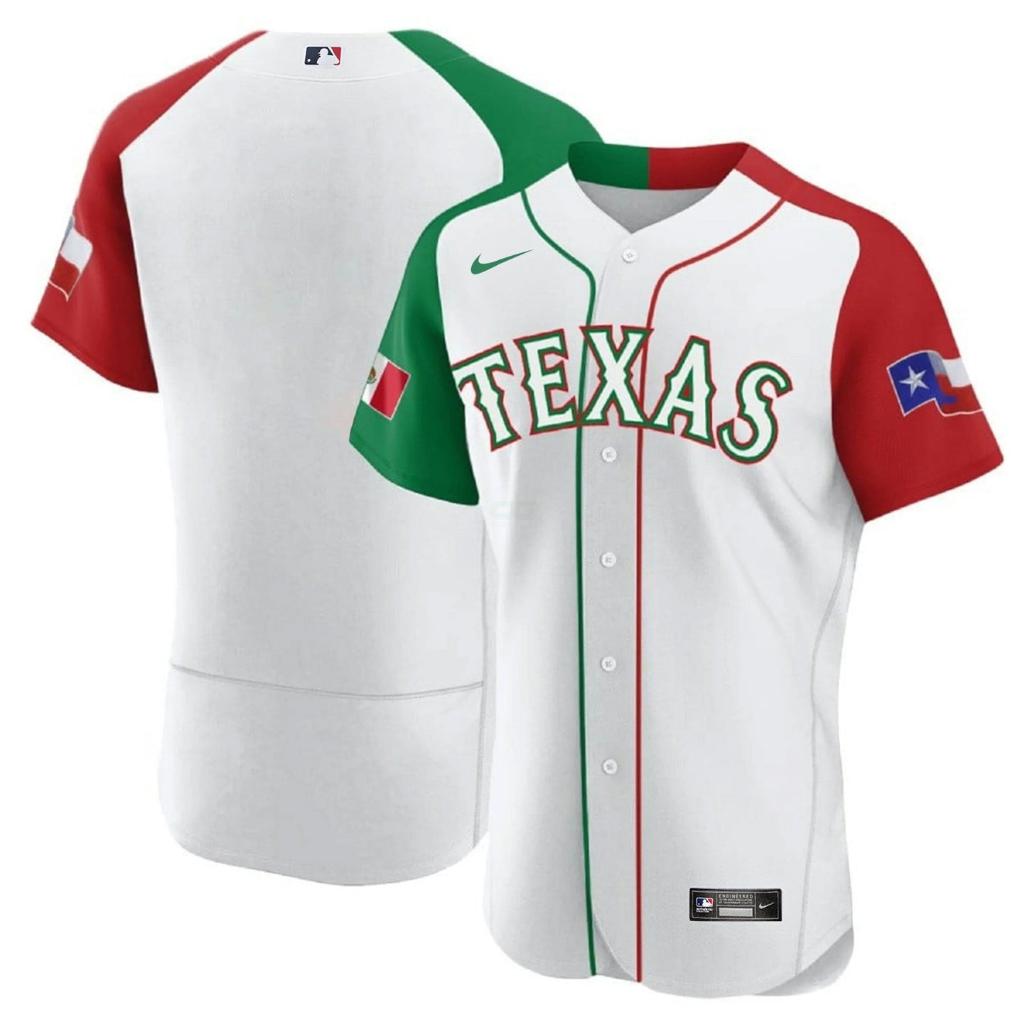 Camisa MLB Men’s Texas Mexican Flex Base Jersey