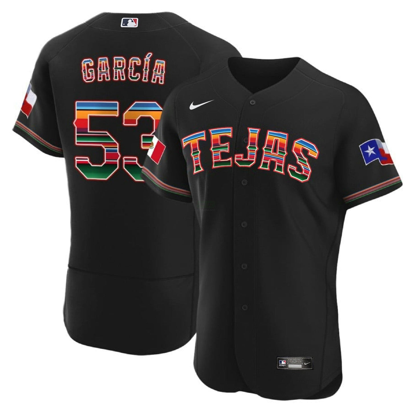 Camisa MLB Men’s Texas Mexican Flex Base Jersey