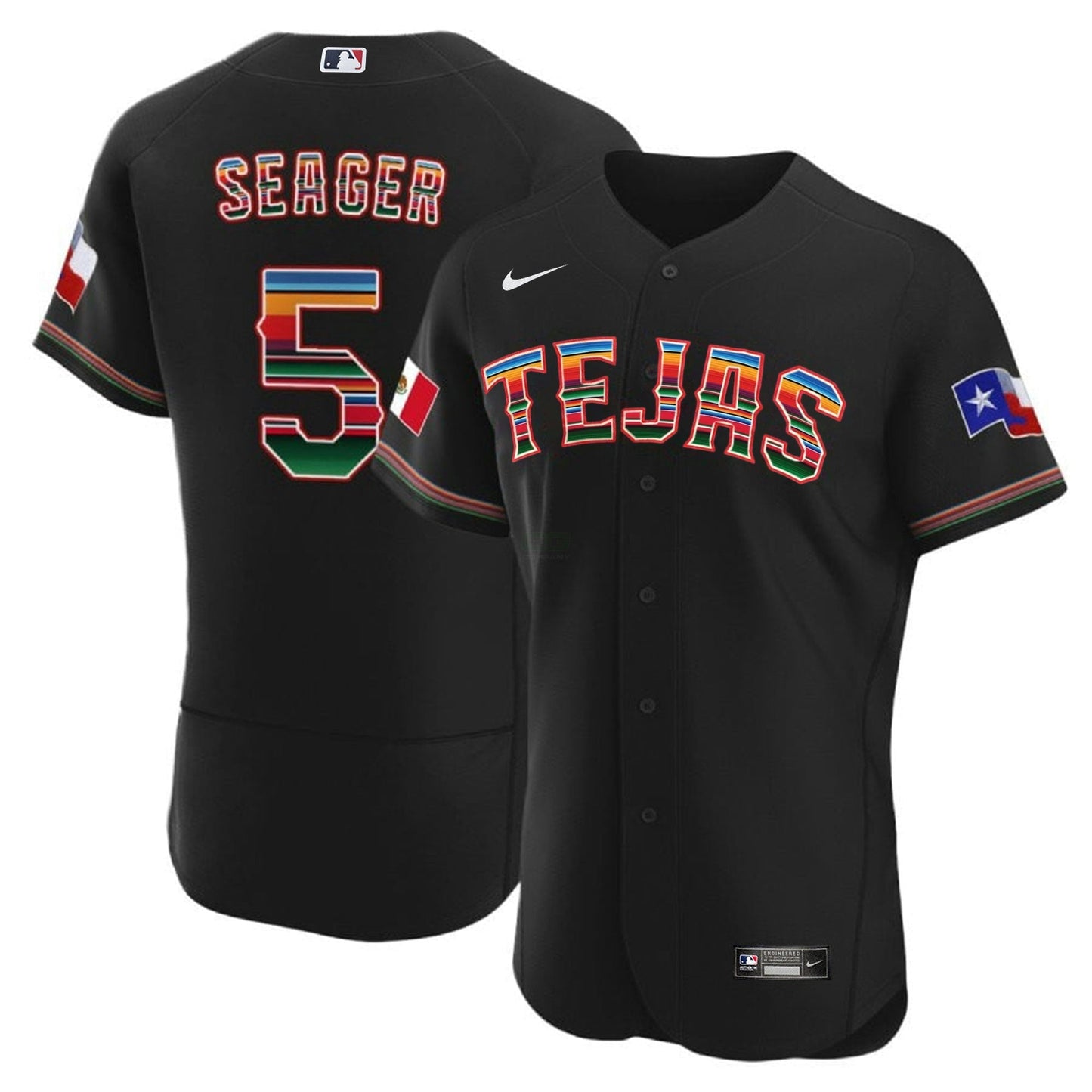 Camisa MLB Men’s Texas Mexican Flex Base Jersey