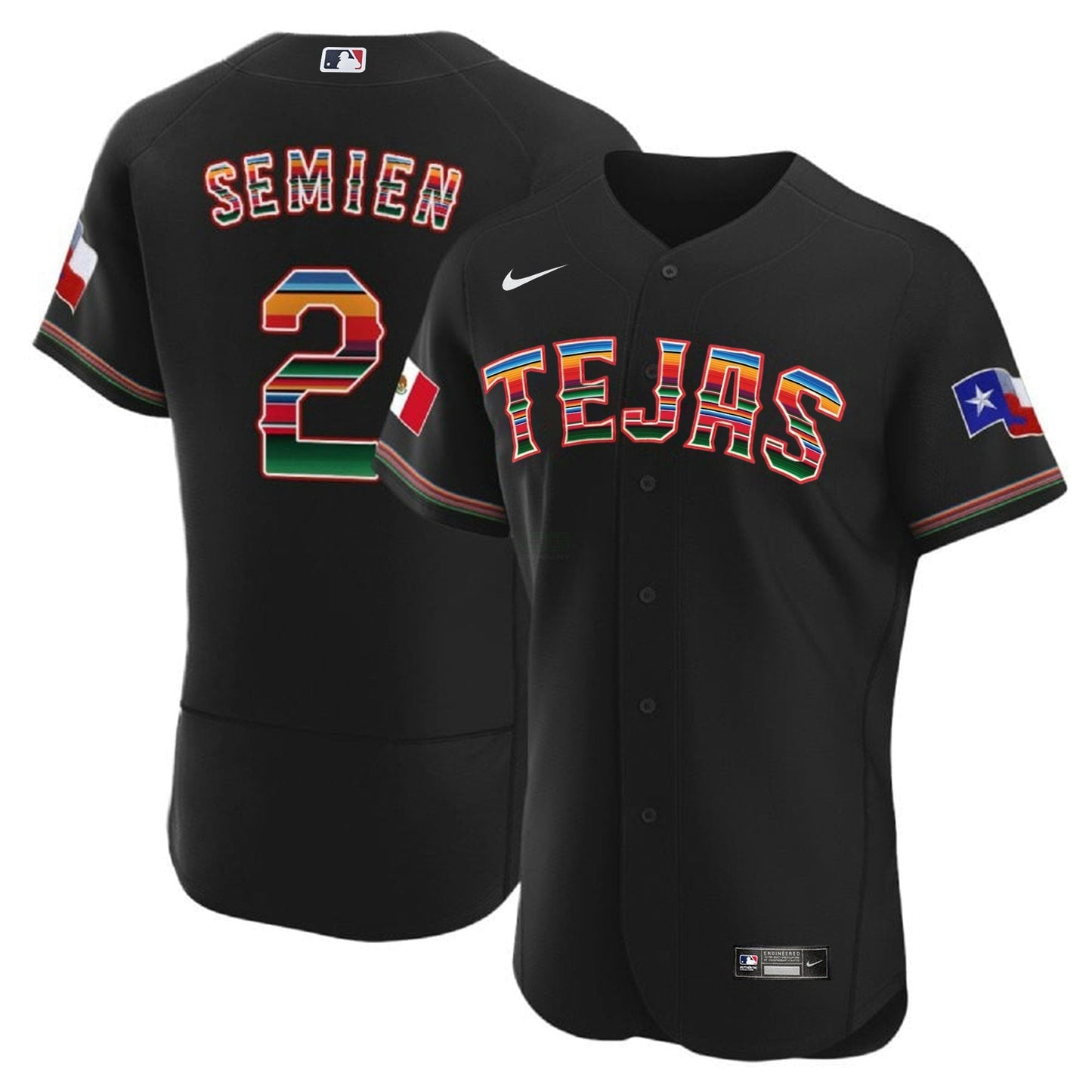 Camisa MLB Men’s Texas Mexican Flex Base Jersey