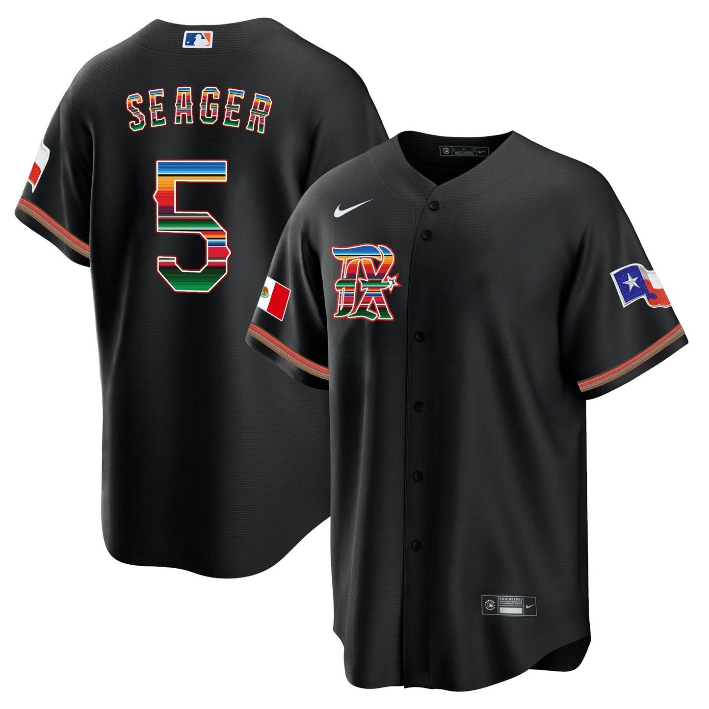 Camisa MLB Men’s Texas Mexican Heritage Night Cool Base Jersey – City Connect