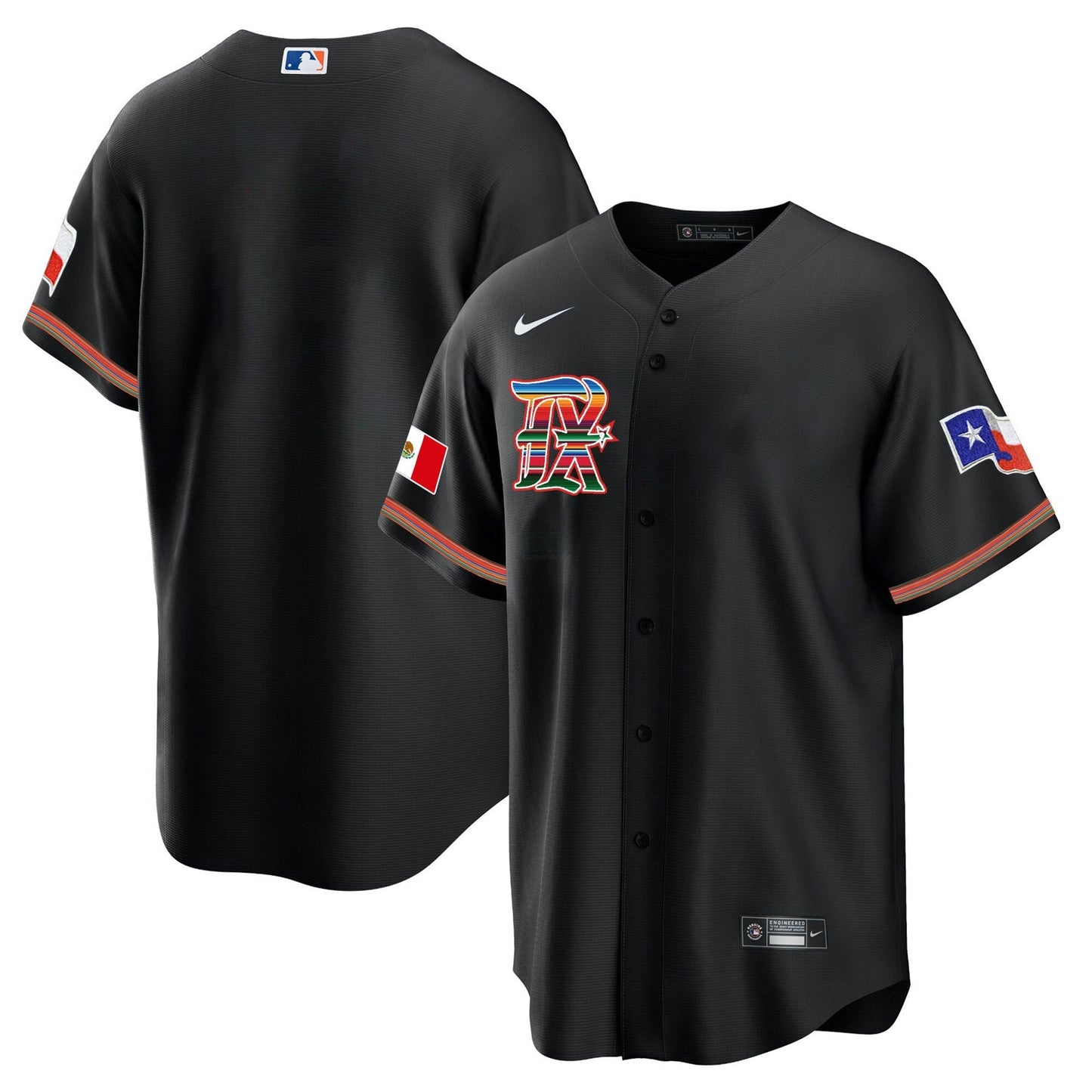 Camisa MLB Men’s Texas Mexican Heritage Night Cool Base Jersey – City Connect