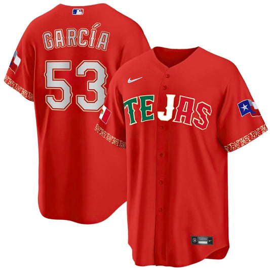 Camisa MLB Men’s Texas Mexican Heritage Night Jersey