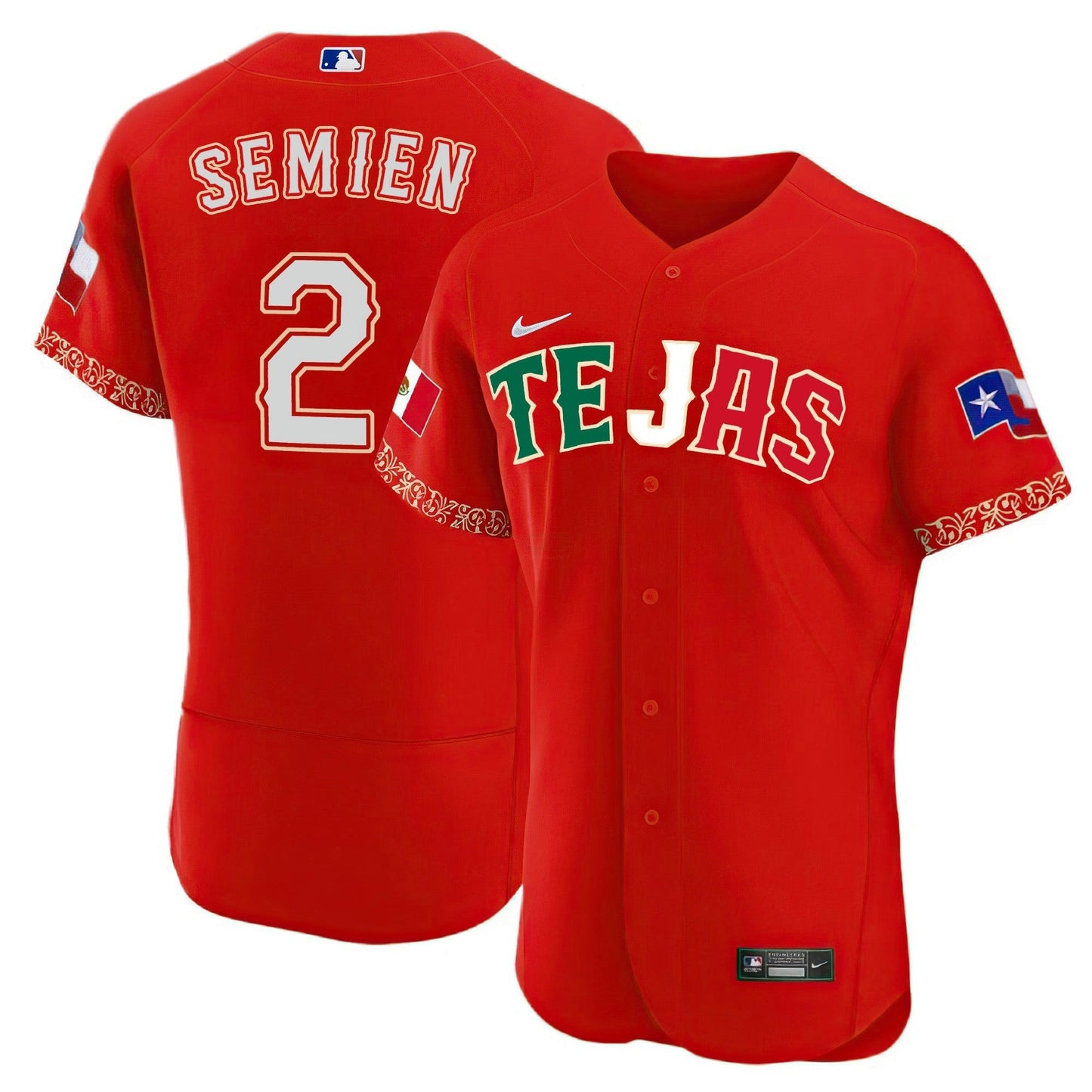 Camisa MLB Men’s Texas Mexican Heritage Night Jersey