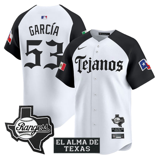 Camisa MLB Men’s Texas Mexico Tejano Barrio Style Vapor Premier Limited Jersey