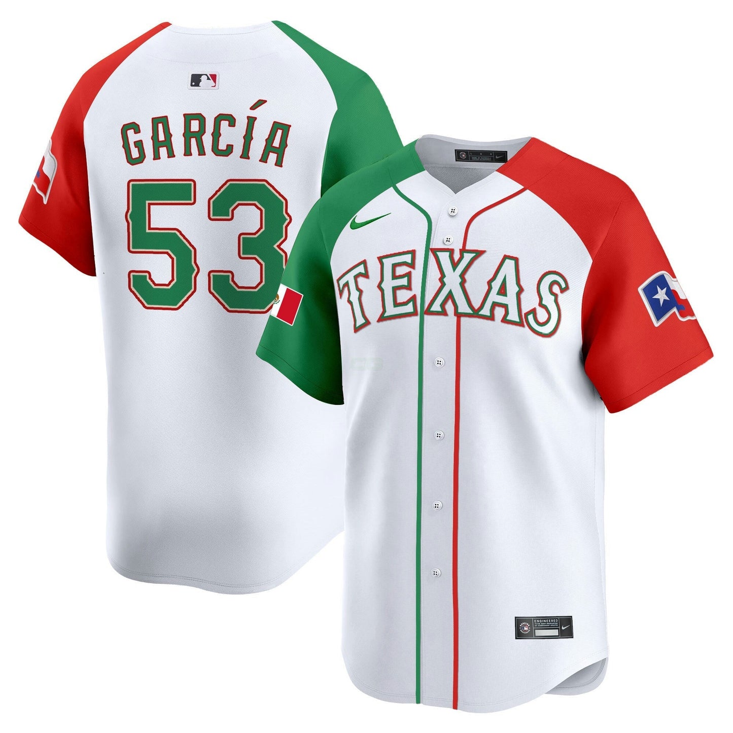 Camisa MLB Men’s Texas Mexico Vapor Premier Limited Jersey V2