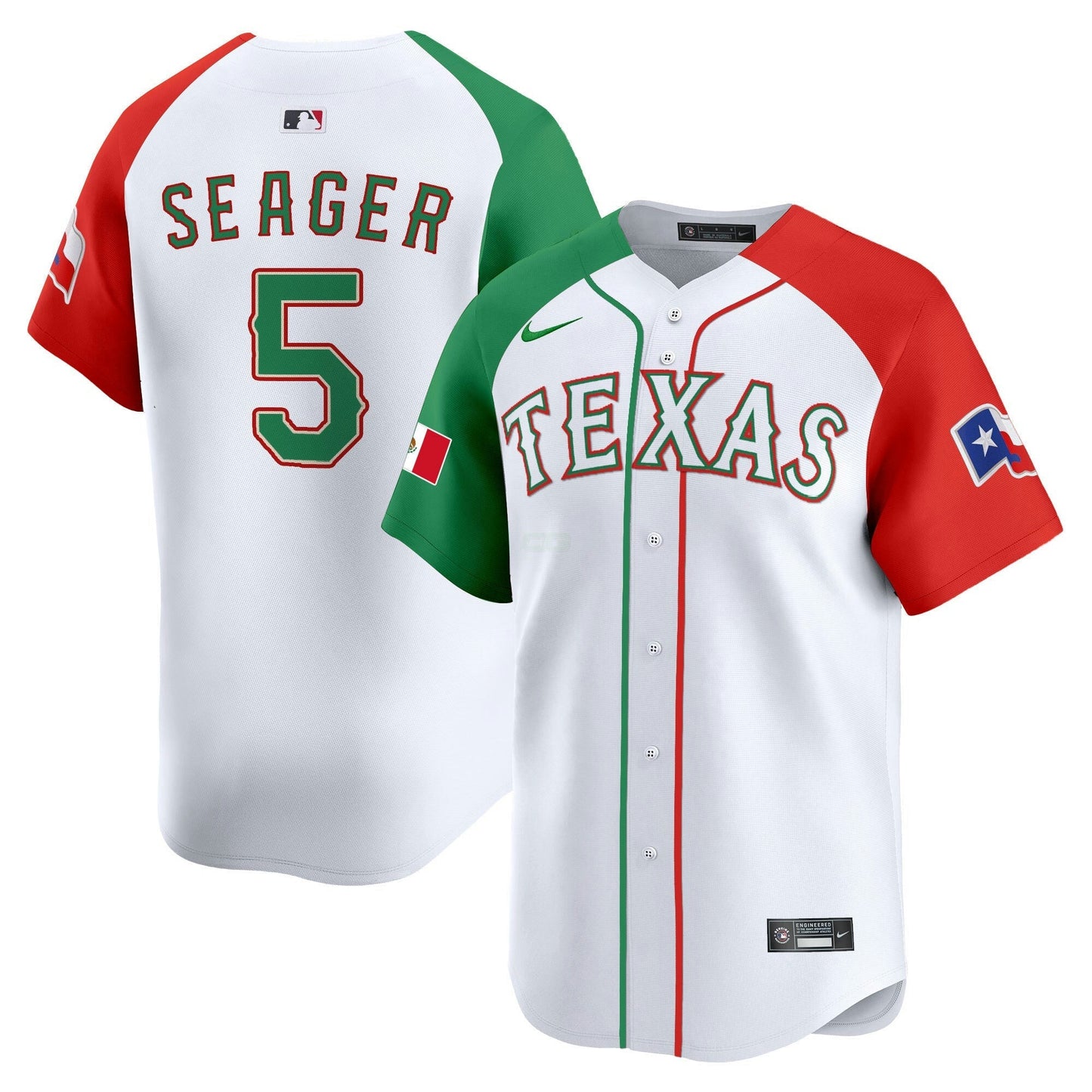 Camisa MLB Men’s Texas Mexico Vapor Premier Limited Jersey V2