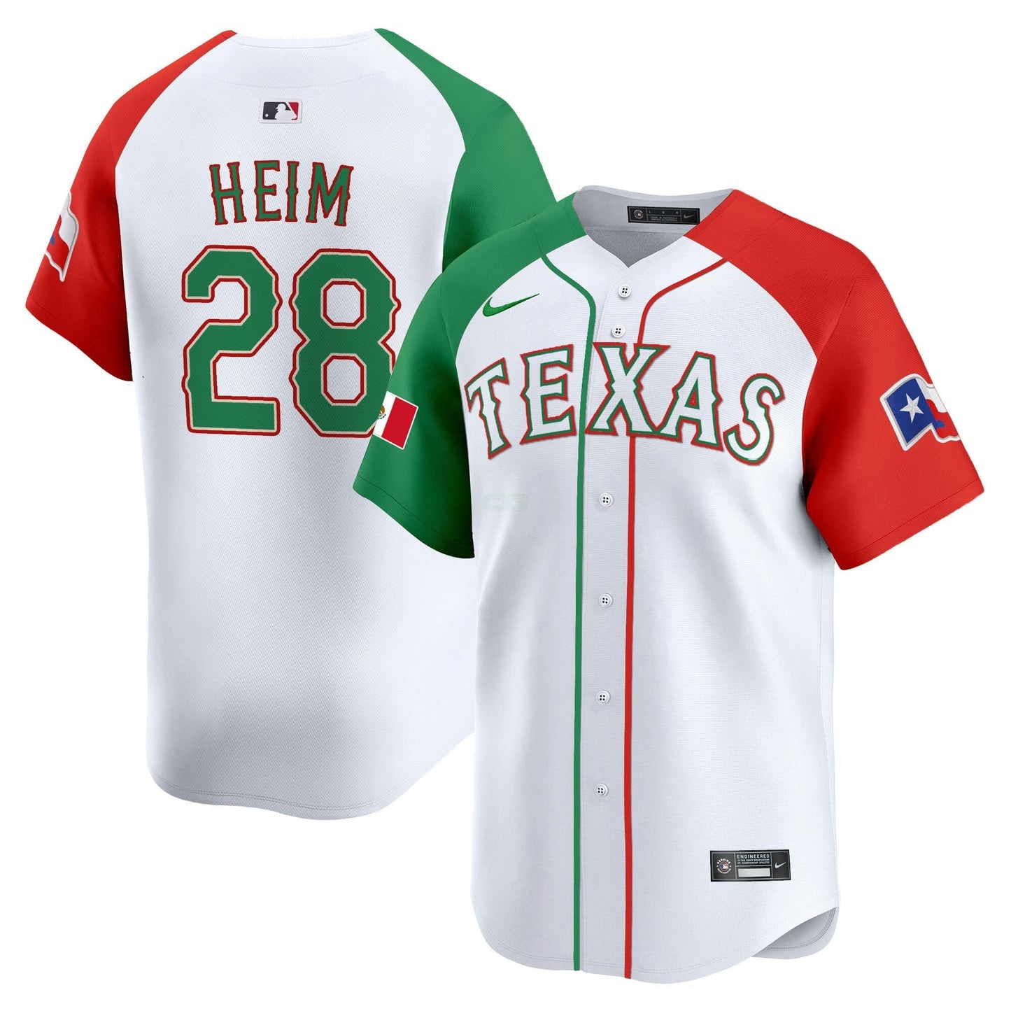 Camisa MLB Men’s Texas Mexico Vapor Premier Limited Jersey V2